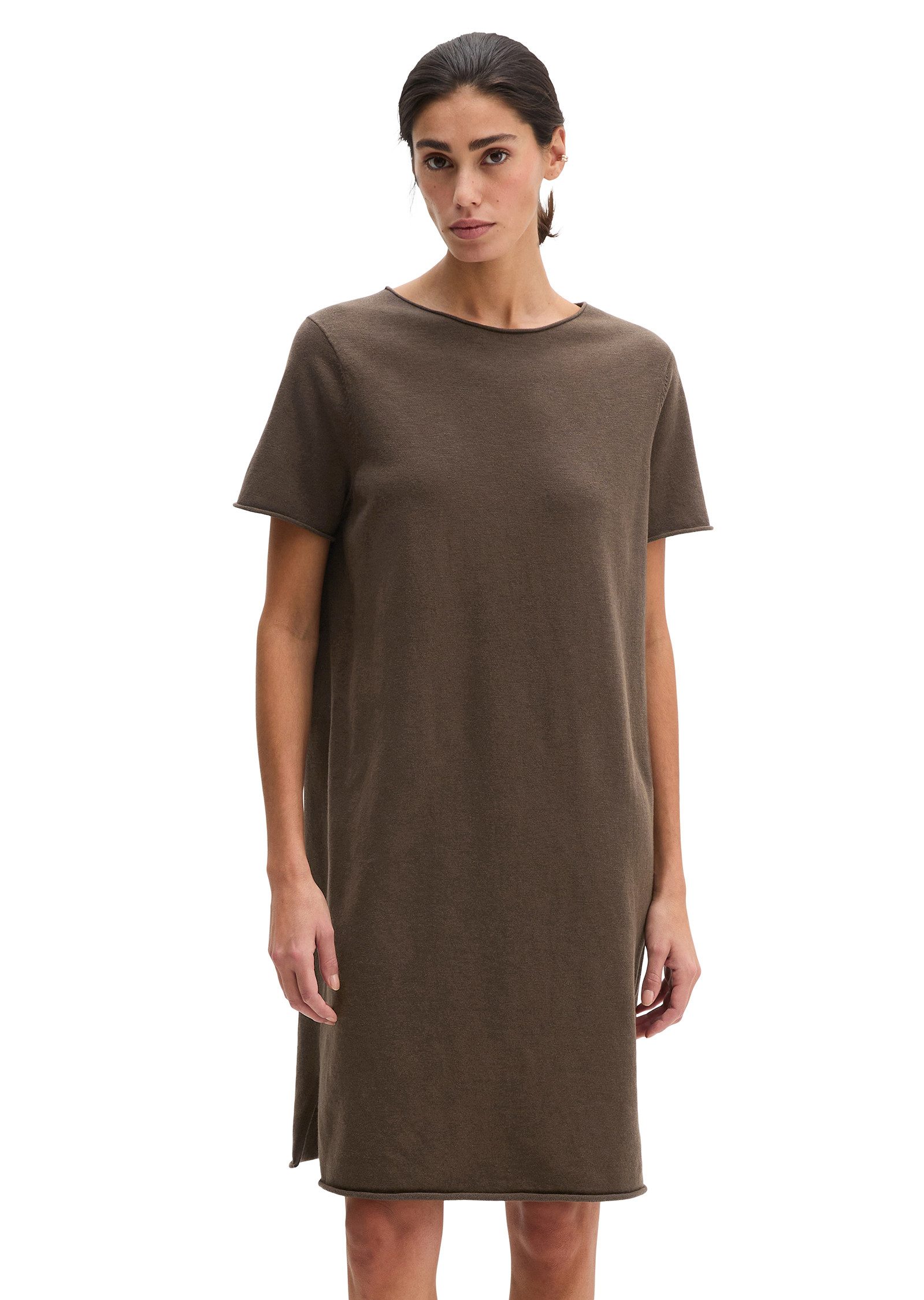 Marc O'Polo Strickkleid aus Organic Cotton-Leinen-Mix
