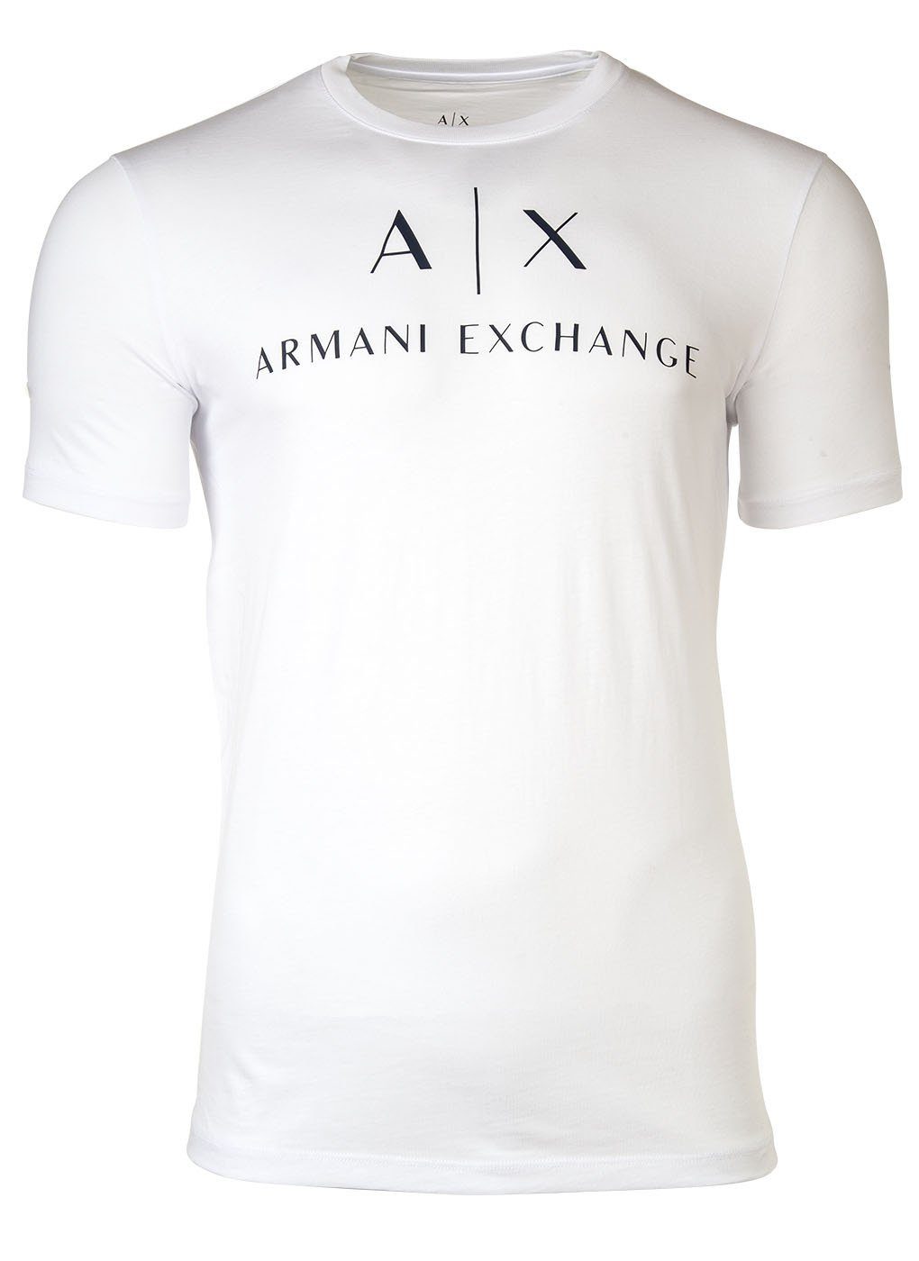 ARMANI EXCHANGE T-Shirt Herren T-Shirt - Schriftzug, Rundhals, Cotton