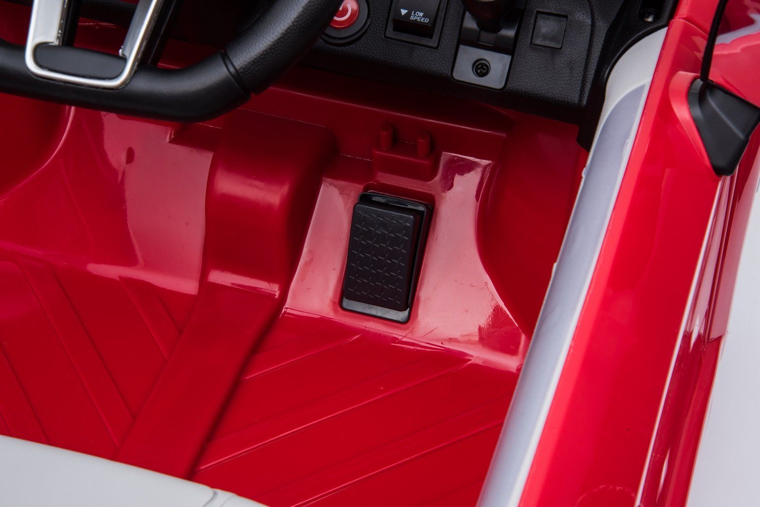 Audi MP3 AUX-/USB-Anschluss, mit am Lenkrad, MP3 und Belastbarkeit Anschluss, Fernbedienung Cabrio 35 RS und kg, Motorsound Elektro-Kinderauto Fernsteuerung Toys USB TT Hupe Store