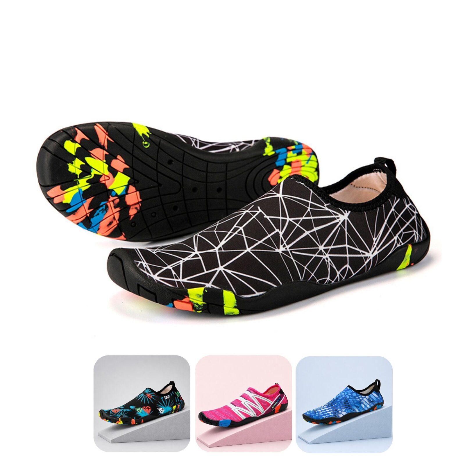 DOTALES Aqualite Barfuß-Wasserschuhe, Badeschuhe Damen & Herren Aquaschuh Minimalschuhe