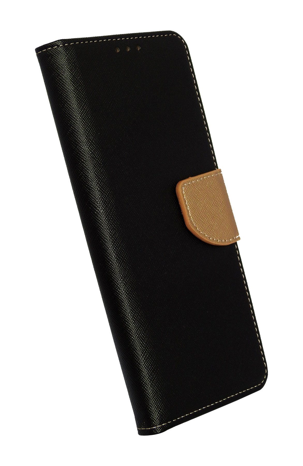 cofi1453 Handyhülle Buch Tasche "Fancy" kompatibel mit XIAOMI Mi 11, Kunstleder Schutzhülle Handy Wallet Case Cover mit Kartenfächern, Standfunktion Schwarz