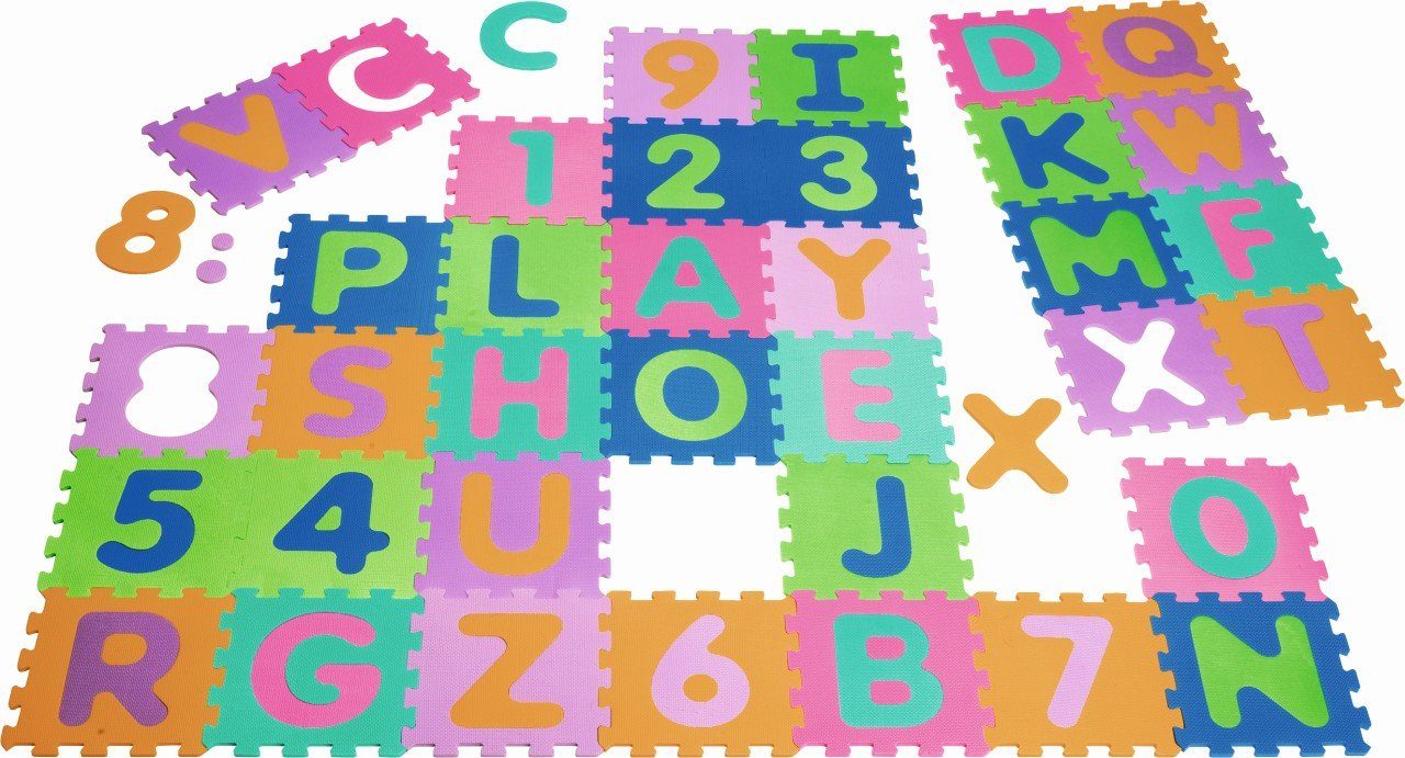 Playshoes Puzzlematte EVA-Puzzlematten 36-teilig günstig online kaufen