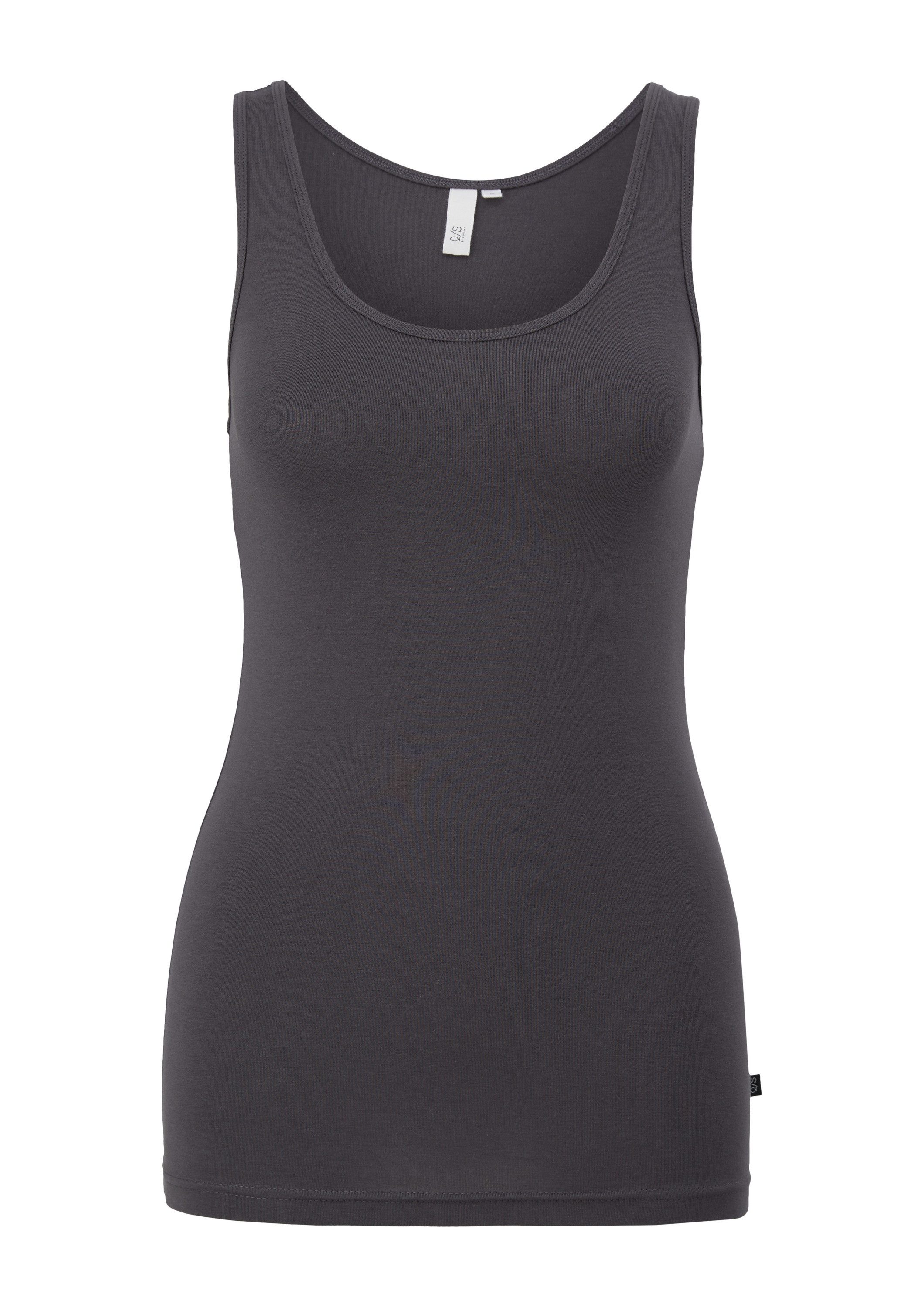 QS Muskelshirt T-Shirt Top aus Baumwolljersey günstig online kaufen