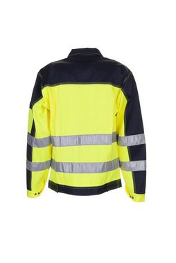 Planam Arbeitshose Bundjacke Warnschutz gelb/marine Größe 28 (1-tlg)