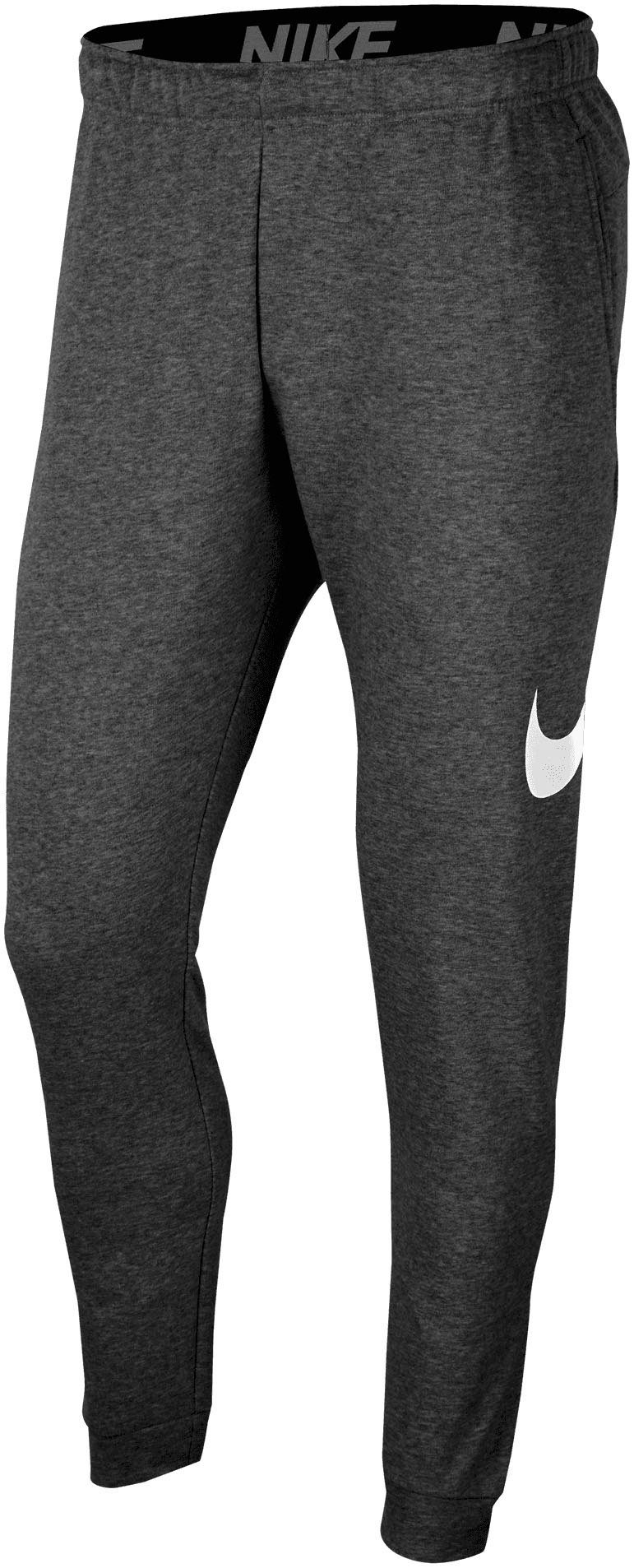 Nike Pants CHARCOAL HEATHR/WHITE Dri-FIT Trainingshose Training Men's Tapered