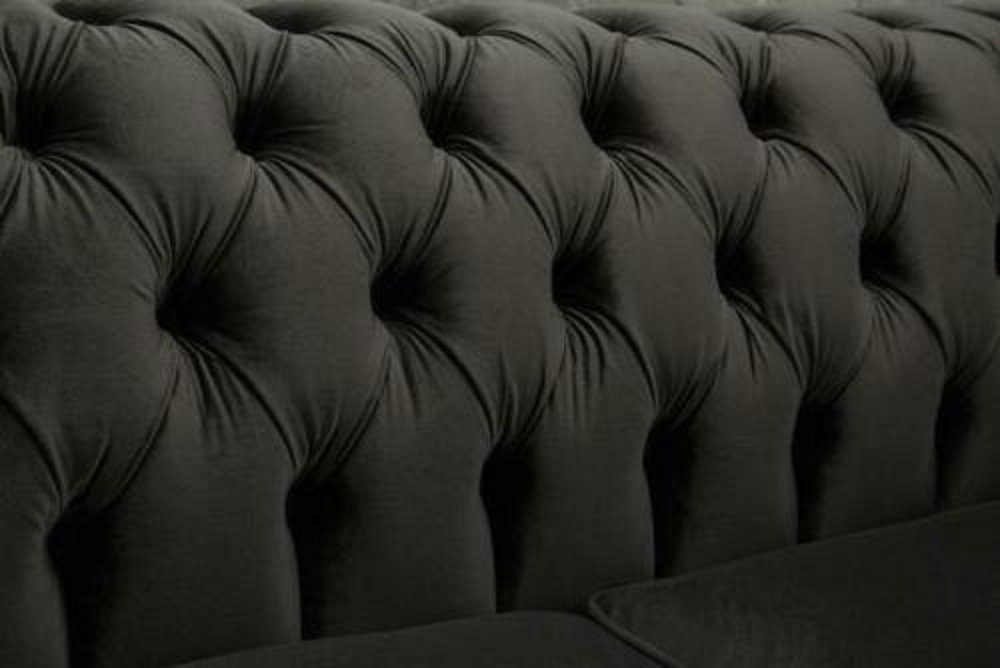 Sofa Samt Design Textil Couch Designer JVmoebel Sitzer Edles 2 Sofa