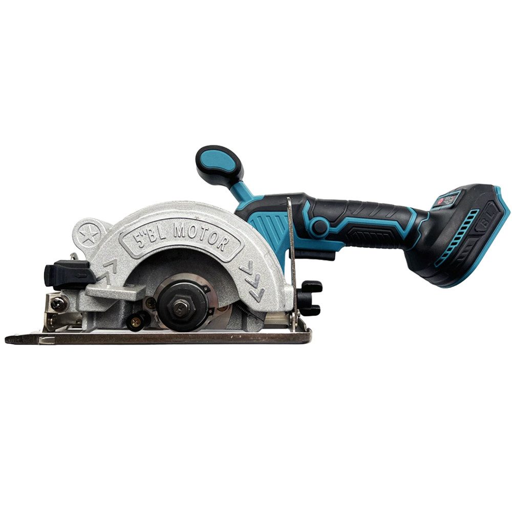 PODOFO Akku-Handkreissäge 5" Bürstenlose Akku-Kreissäge, Ohne Akku, Geeignet zum Schneiden von Holz, Metall, Fliesen und PVC