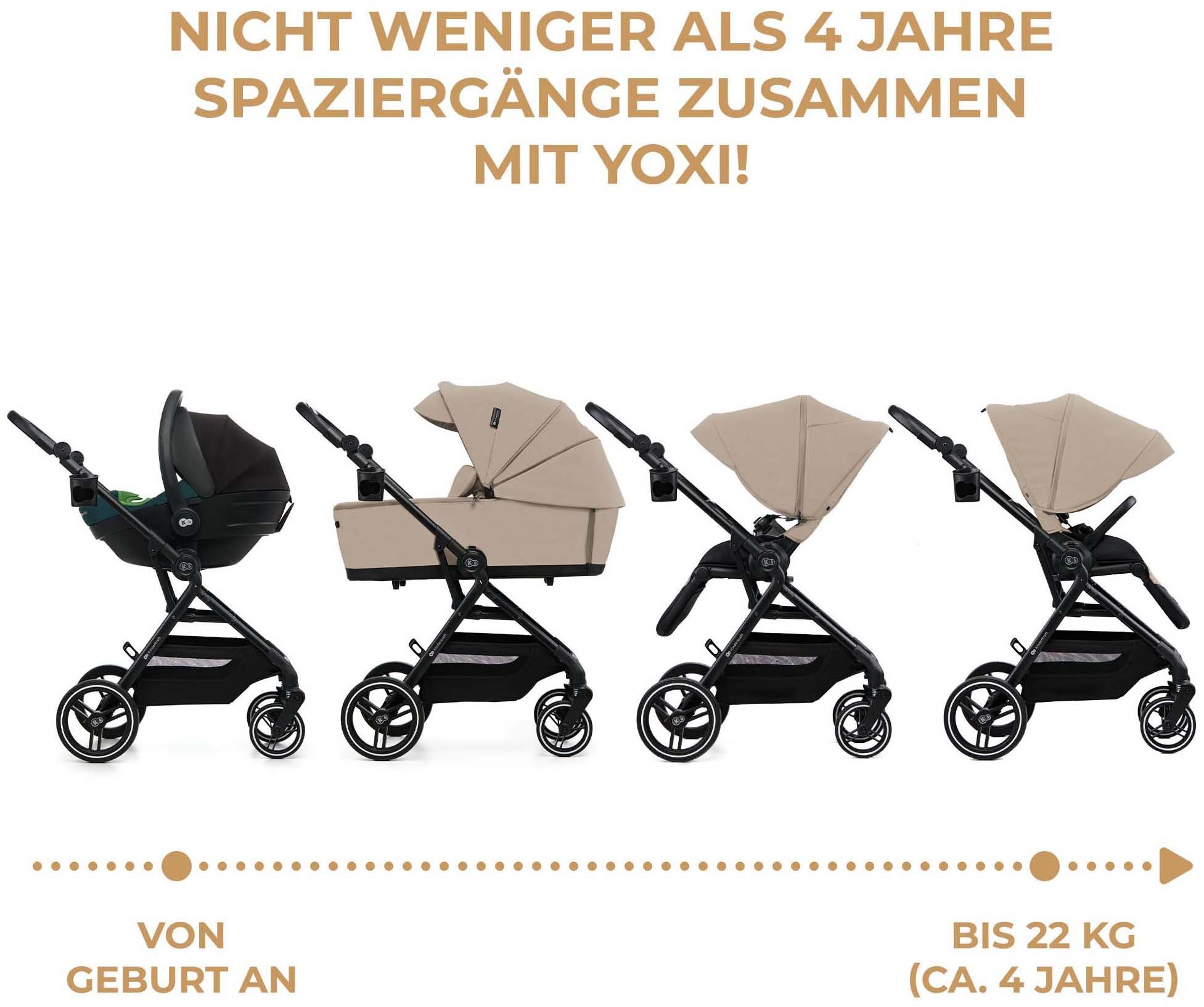Kinderkraft Kombi-Kinderwagen YOXI 2IN1, (Set)