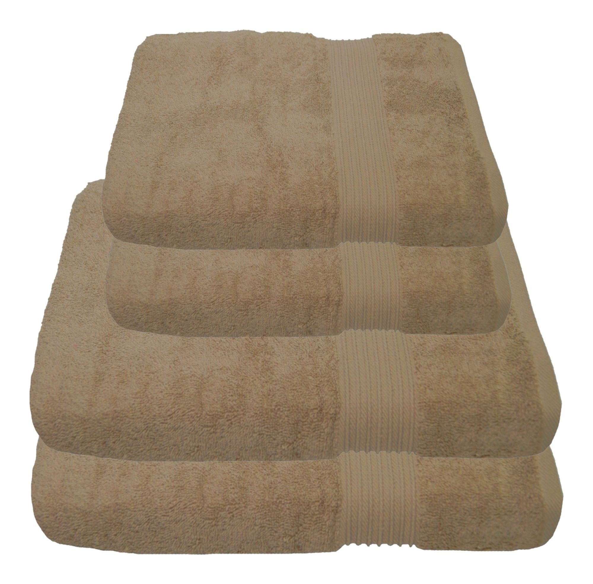Handtücher 4-Handtücher-Pastell Beige