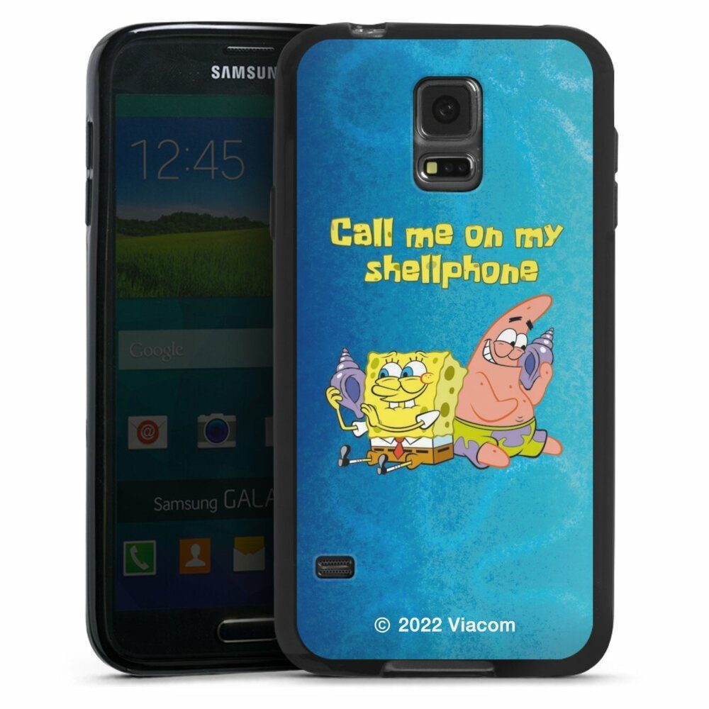 DeinDesign Handyhülle Patrick Star Spongebob Schwammkopf Serienmotiv, Samsung Galaxy S5 Silikon Hülle Bumper Case Handy Schutzhülle