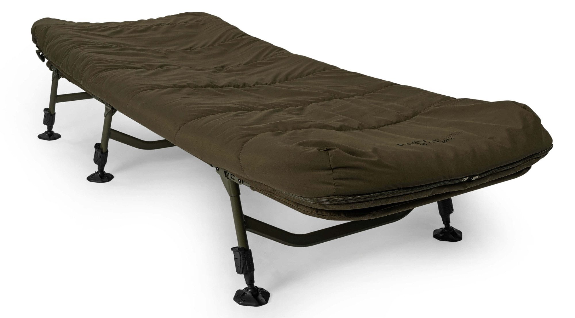 Avid Carp Angelliege Avid Revolve System - Karpfenliege + 4 Seasons Schlafsack kompakt