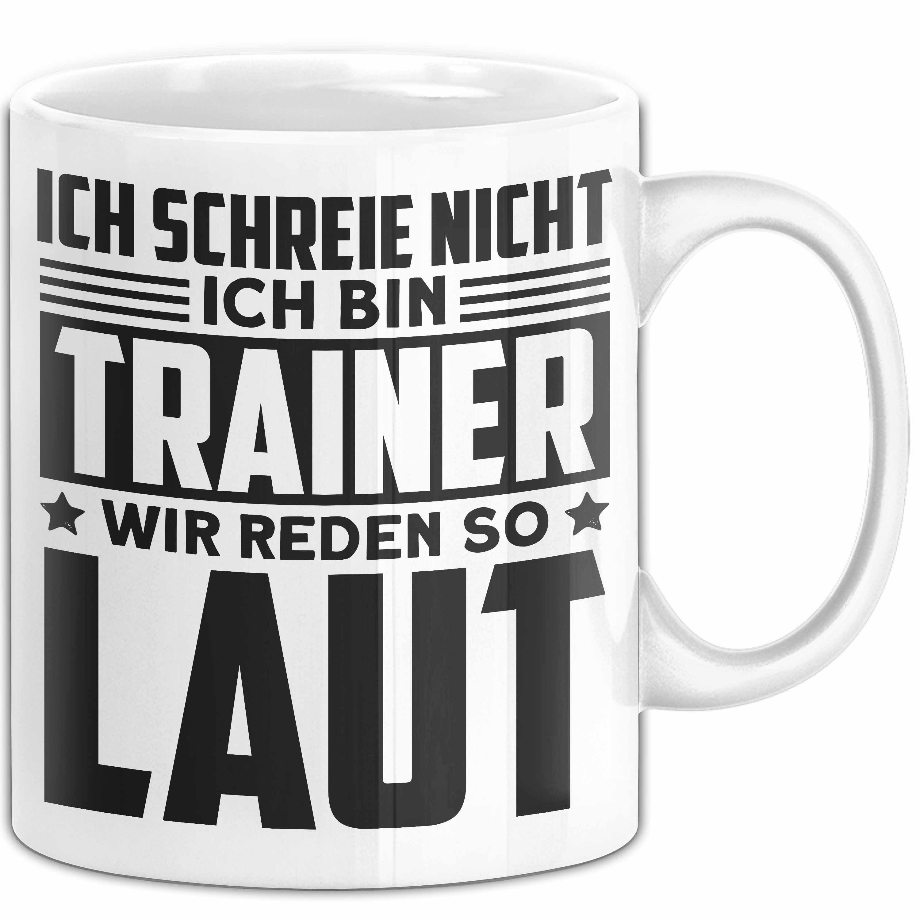 Trendation Tasse Trainer Tasse Geschenk Bester Fußball Basketball Coach Geschenkidee Ic, Keramik