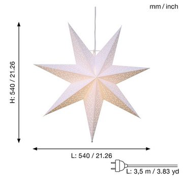 STAR TRADING LED Dekolicht Dot, Star Trading Weihnachtsstern Dot von Star Trading, 3D Papierstern Weih