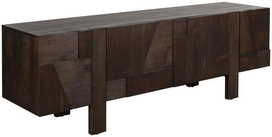 Dunkelbraunes Sideboard Bruneau aus Eschenfurnier