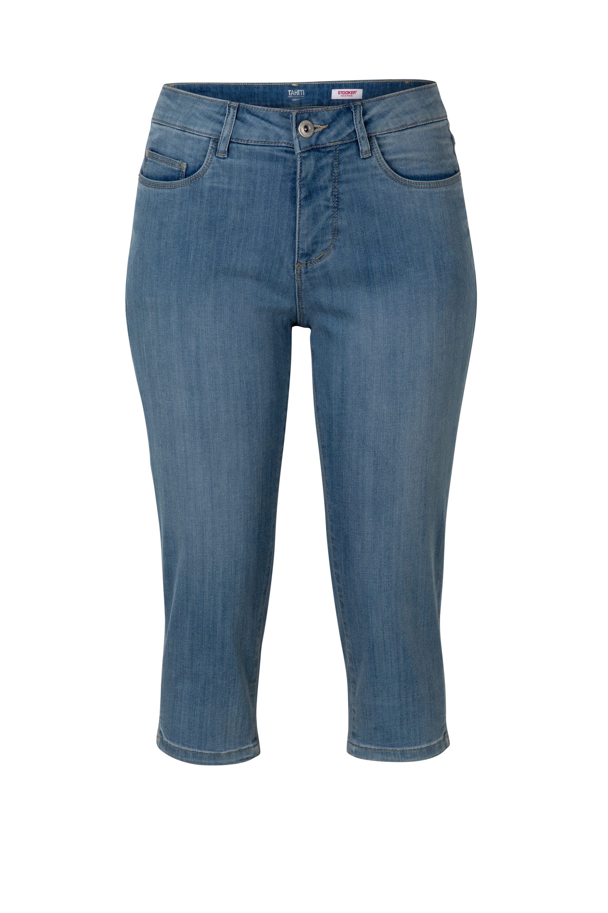 STOOKER WOMEN 7/8-Jeans Tahiti Denim Capri Slim Fit Capri Slim Fit Casual Clean Wash Denim Jeans für Damen