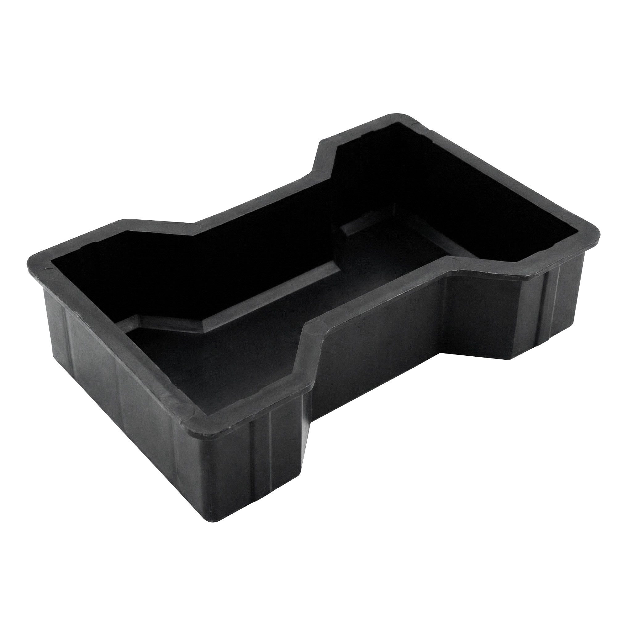 @tec Leichtbeton-Bauplatte Betonform Doppel-T Pflasterstein, (2-St), SCHALUNGSFORM Pflasterform Ziegelform Gehwegplatte Gießform Set