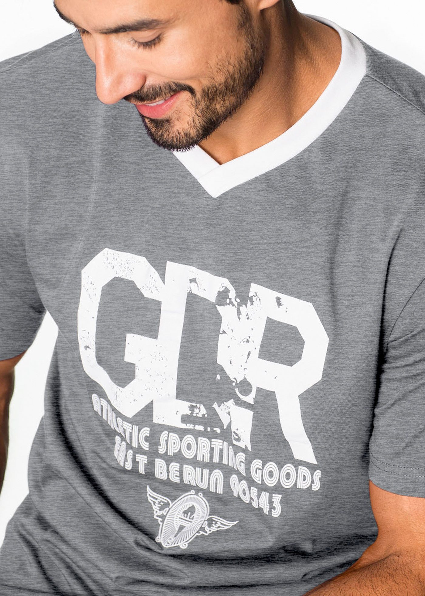 bonprix Shorty (Set, 2 tlg) bequeme Passform, mit elastischem Gummibund, im Casual Stil