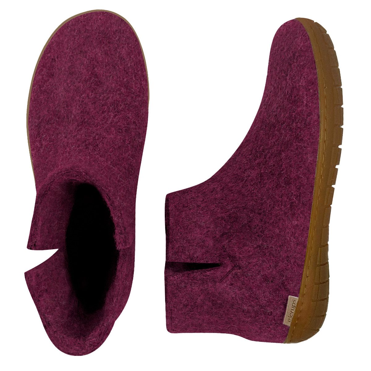 glerups dk Naturkautschuksohle Hausschuh (1-tlg) Boots - Natürliches Material, Schützt vor Geruch, Bequem und weich