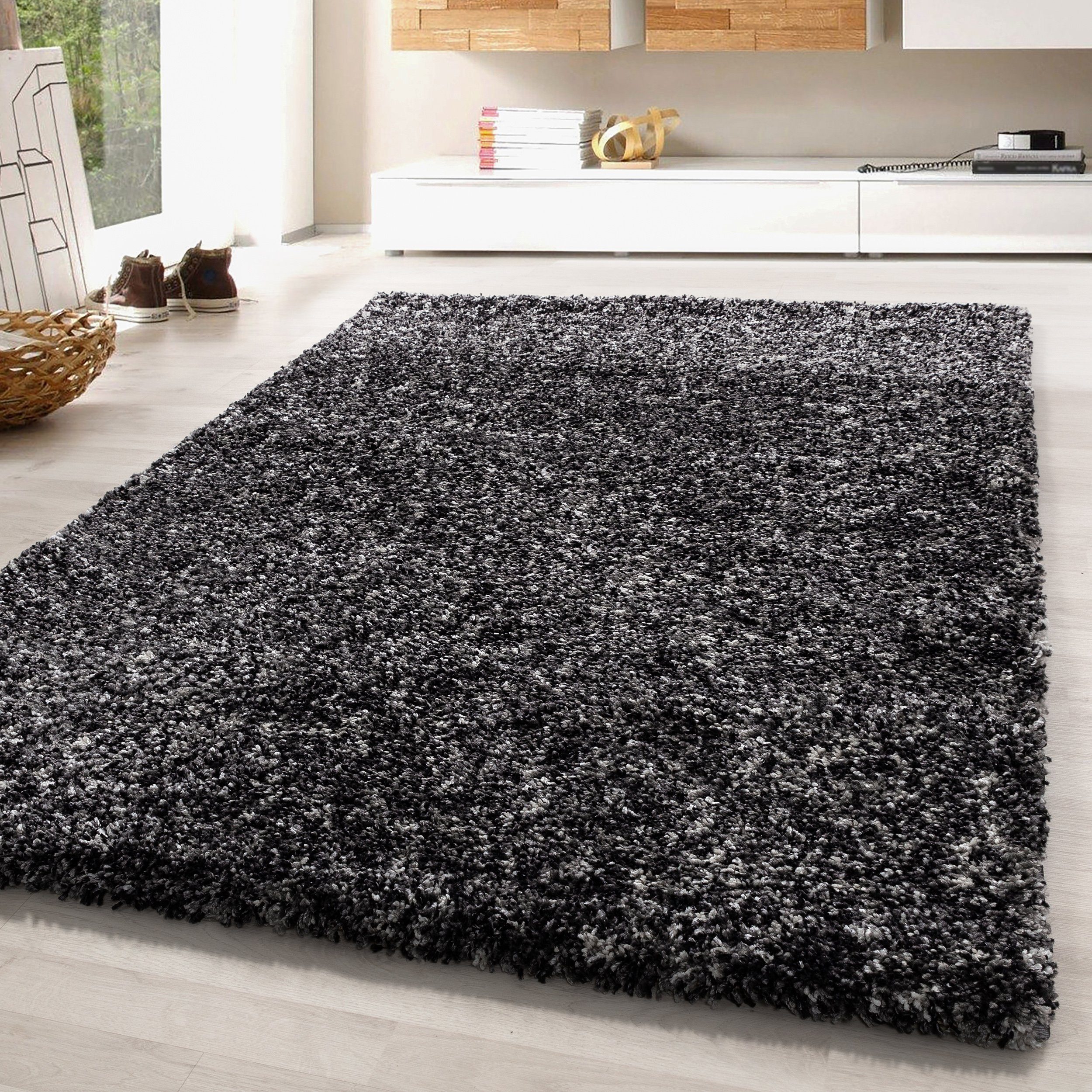 SIMPEX24 Teppich Meliert Design, Läufer, Höhe: 30 mm, Teppich Meliert Desig günstig online kaufen