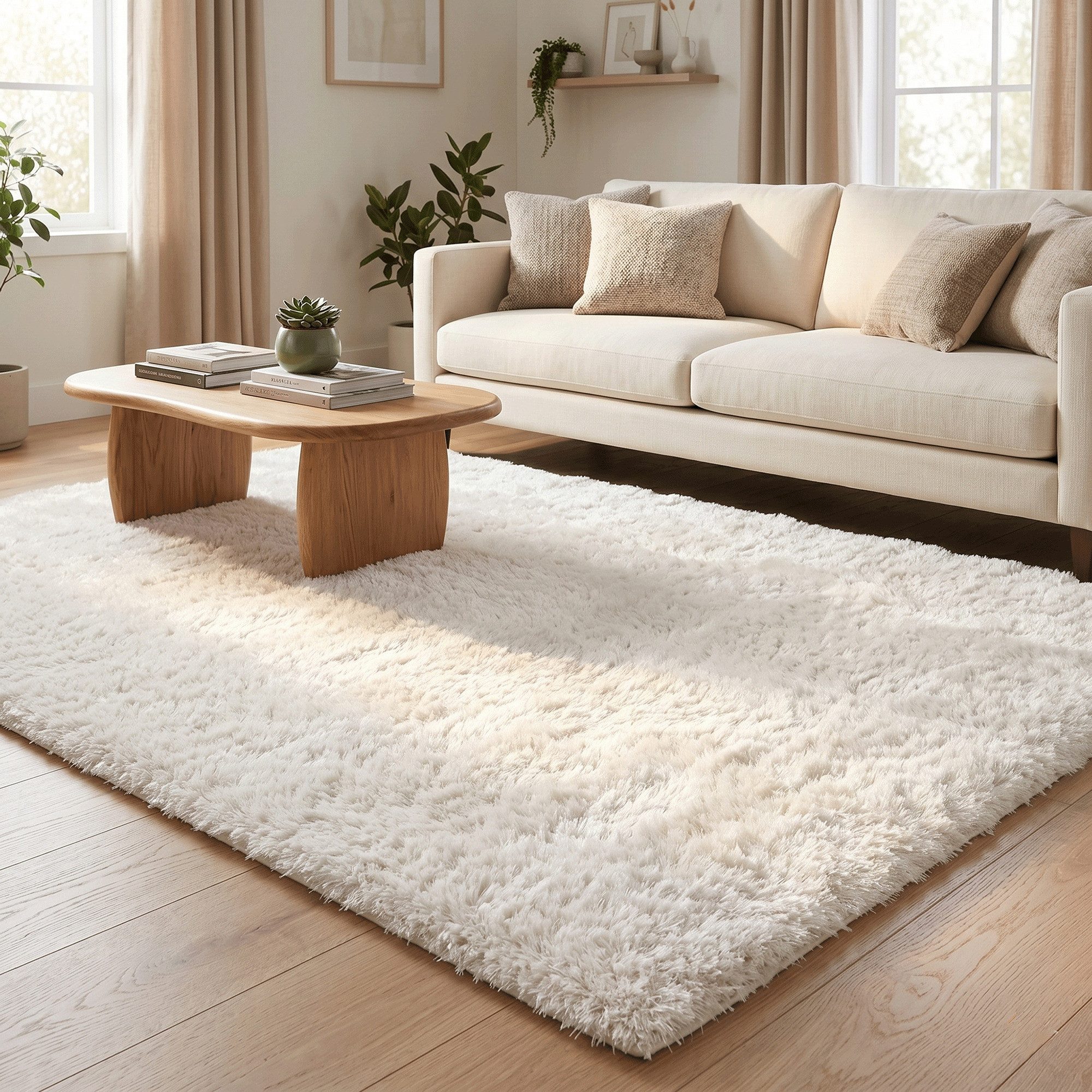Snapstyle Hochflor-Teppich Hochflor Shaggy Teppich Luxus Feeling Mix, Rechteckig, Höhe: 48 mm