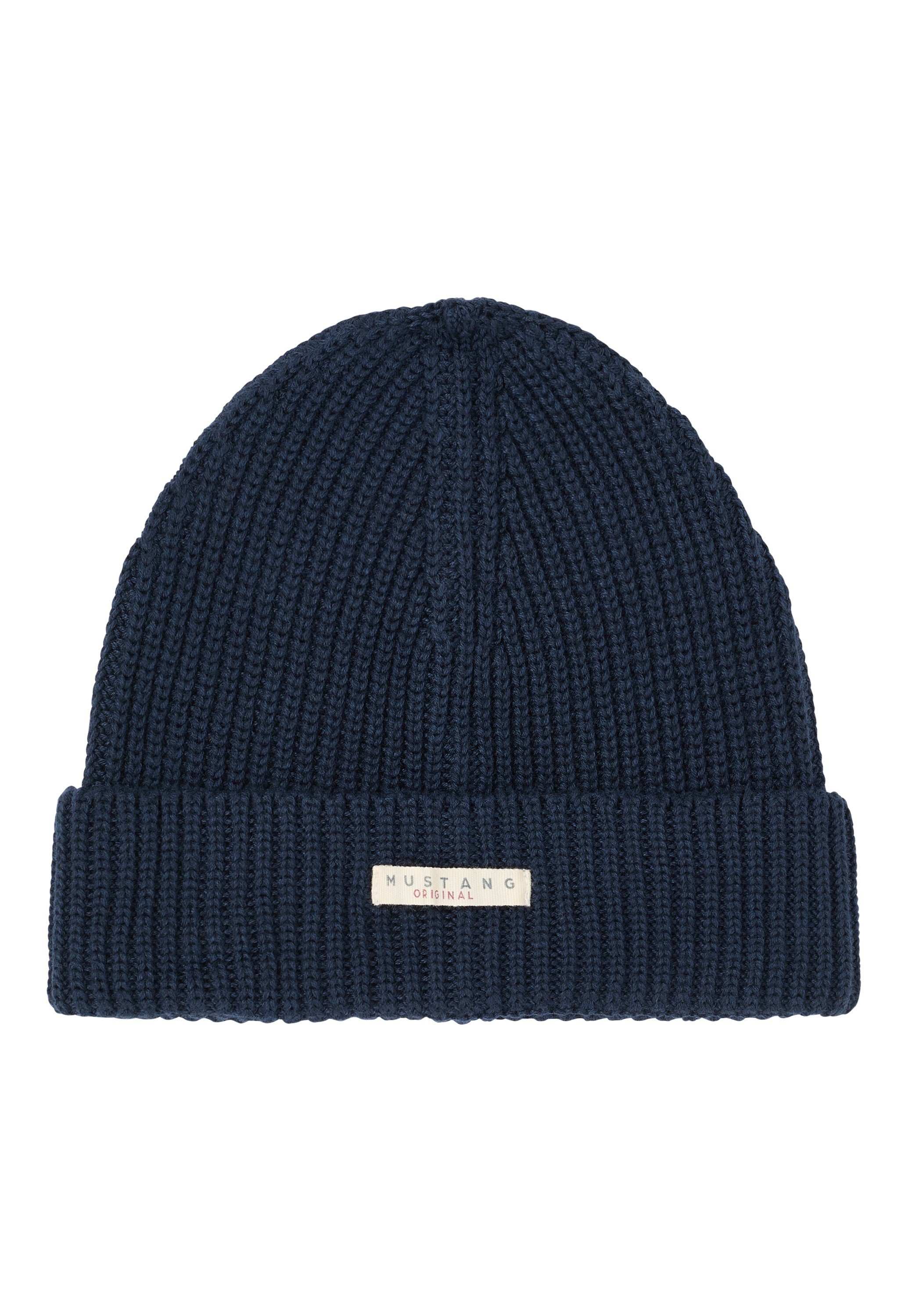 MUSTANG Beanie Mustang Accessoire navy Mütze