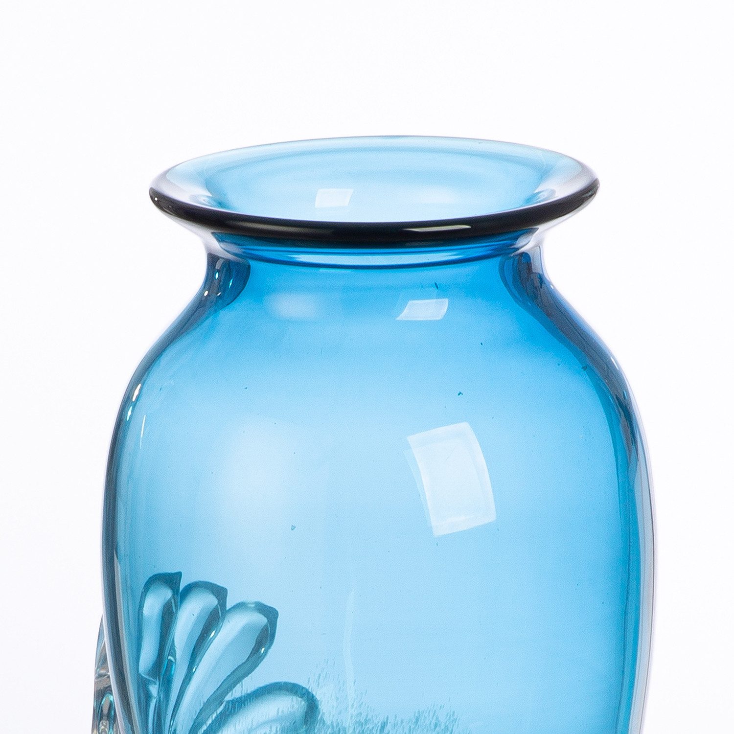 Casablanca by Gilde Tischvase Vase Wave blau (1 St)