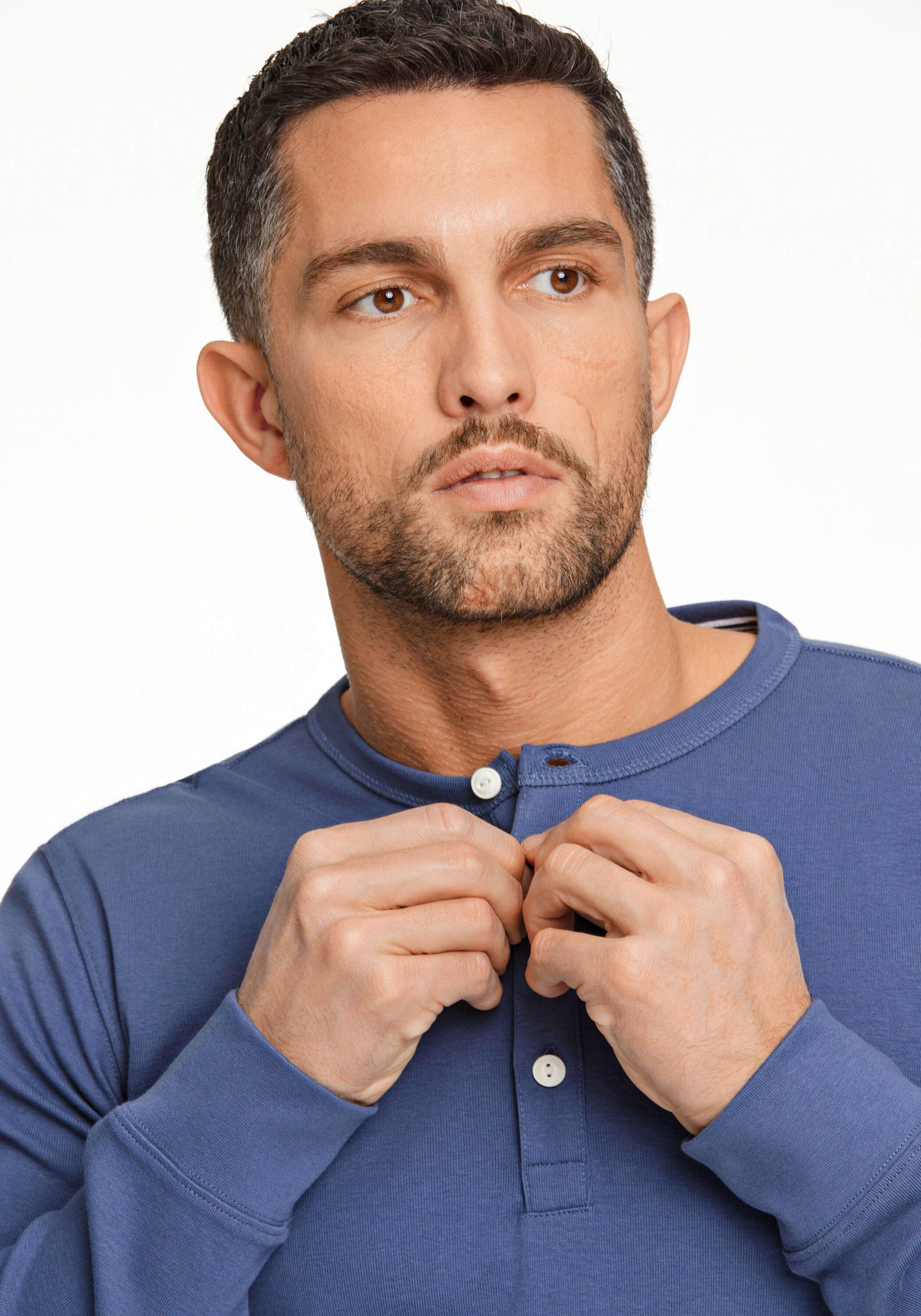 LINDBERGH Henleyshirt Henley Shirt Slim Fit