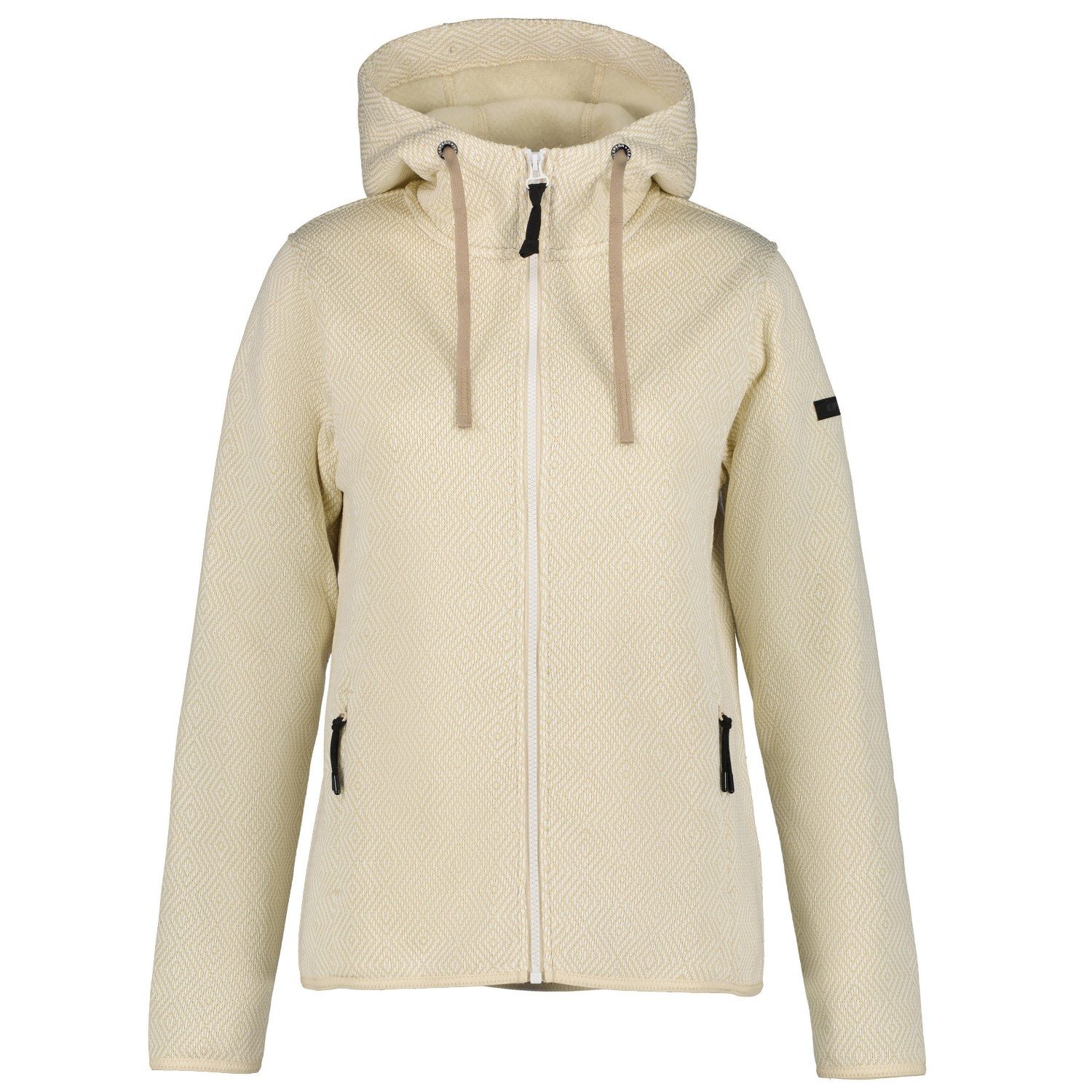 Icepeak Strickfleecejacke Auen Midlayer mit Kapuze