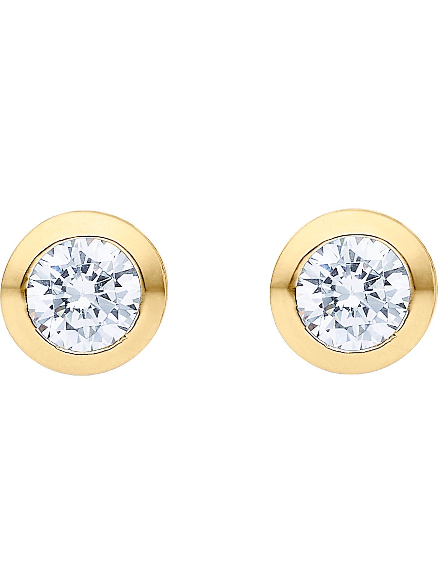 JETTE Paar Ohrstecker JETTE Damen-Ohrstecker 925er Silber 2 Zirkonia, SOLIT günstig online kaufen