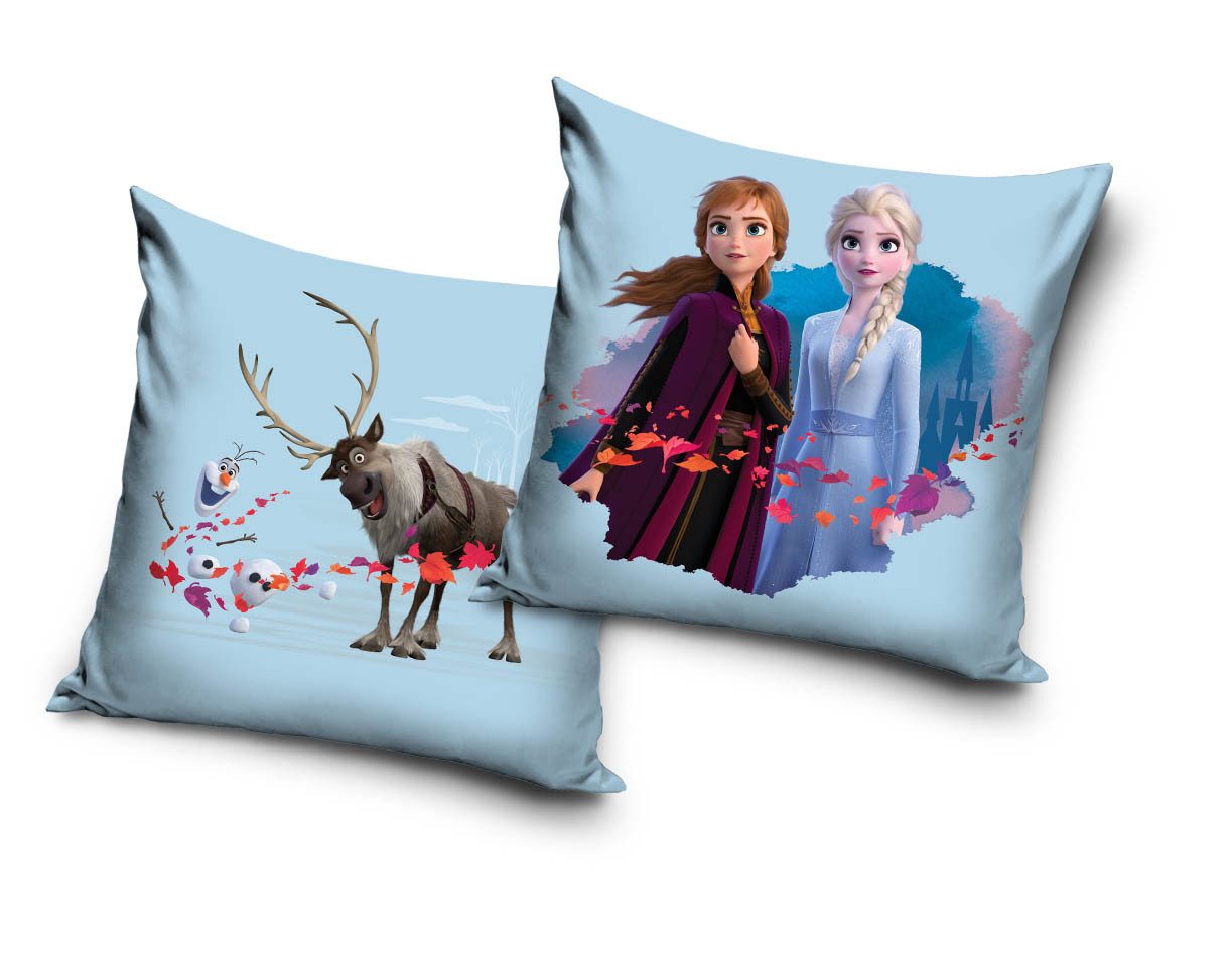 Disney Dekokissen Frozen Velour Kissen Dekokissen 40 x 40 cm