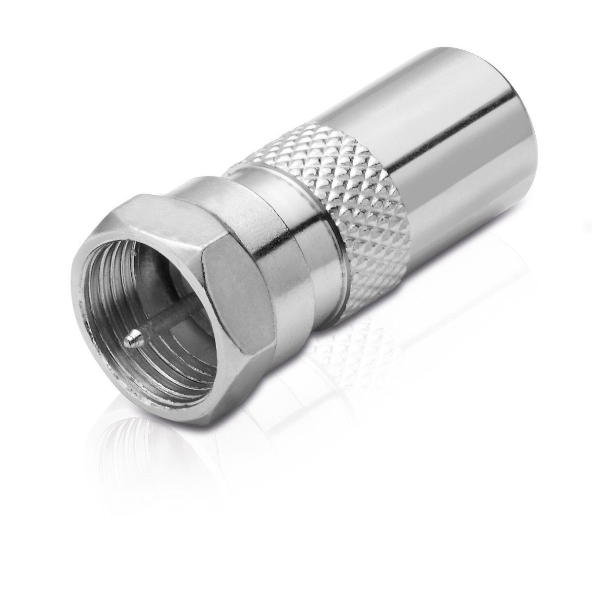 adaptare Adapter F-Stecker / IEC-Koax-Stecker SAT-Kabel