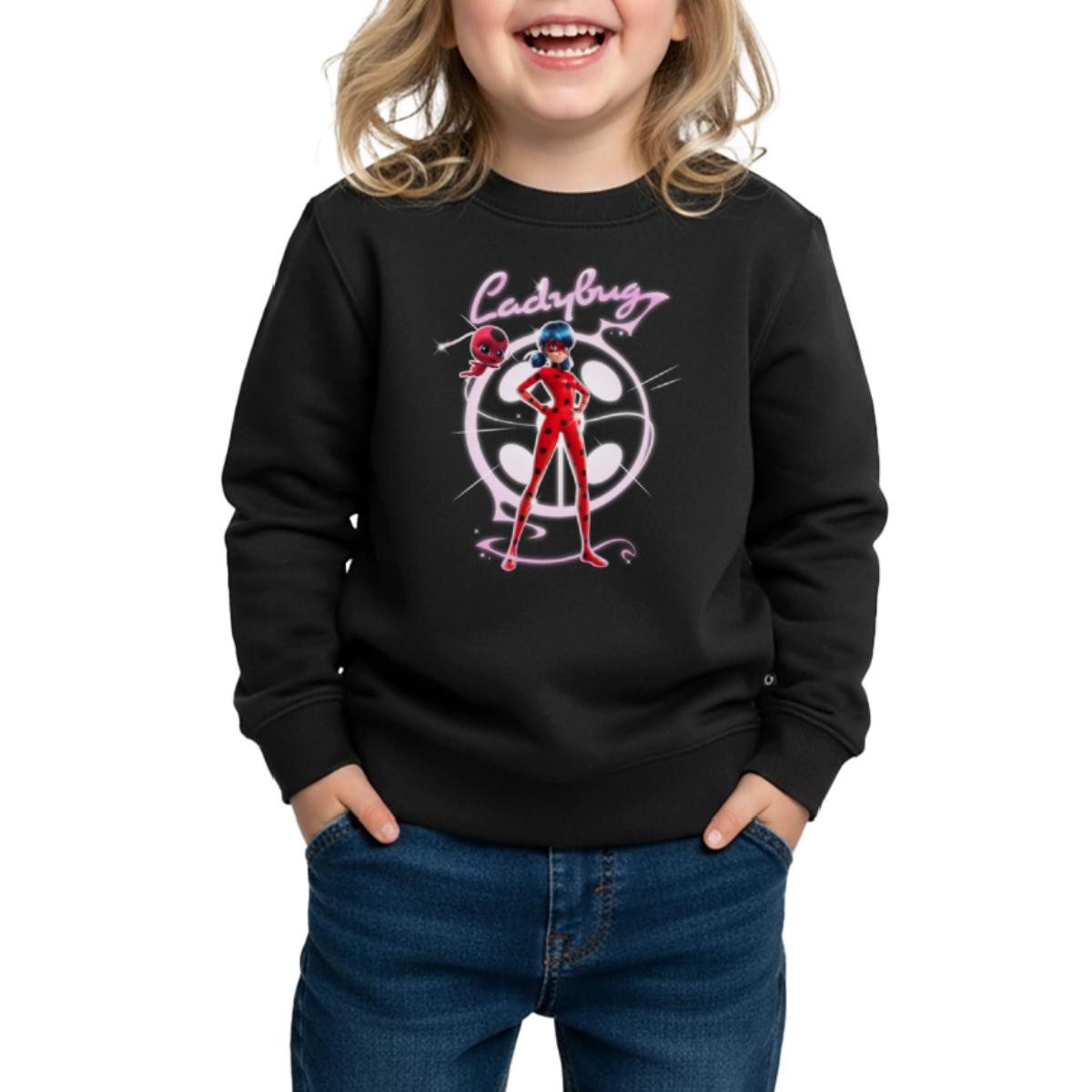 Sweatshirt Miraculous Ladybug Mit Tikki Kinder Premium Pullover