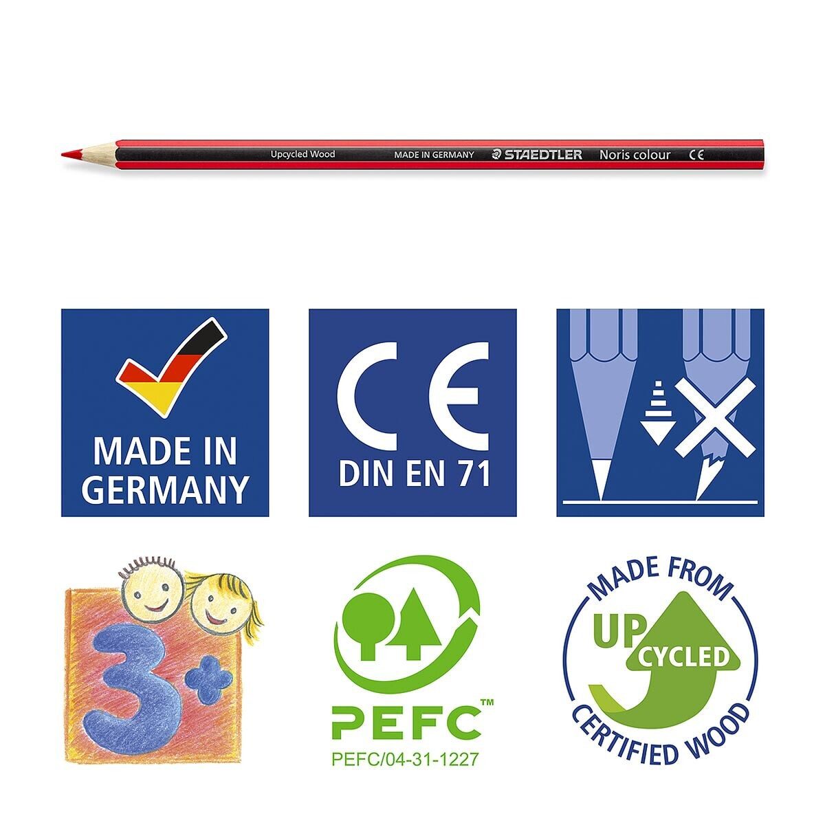 STAEDTLER Buntstift Noris® colour, (36-tlg), im Metalletui