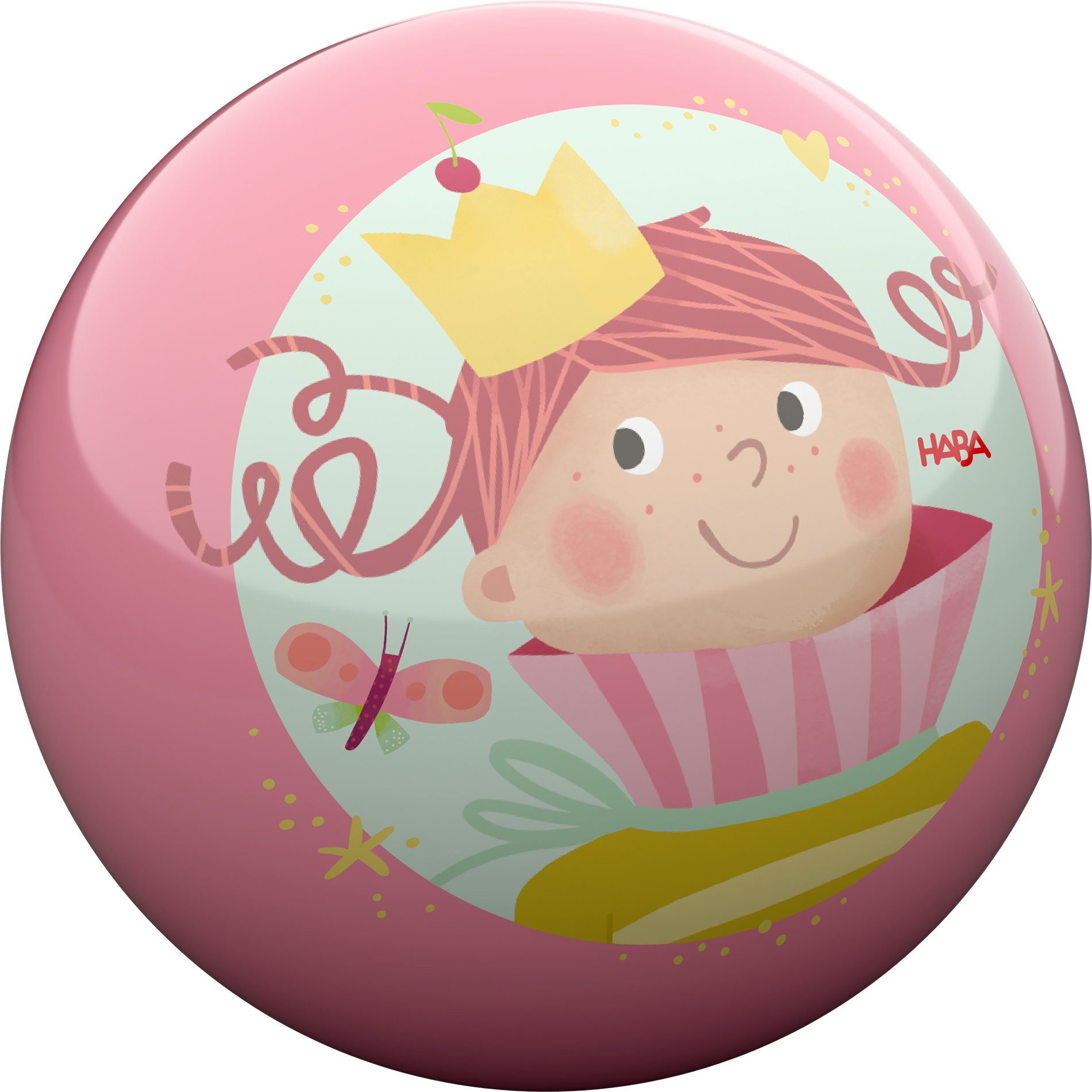 Haba Spielball Kleinkindwelt Kunststoffball Prinzession 22 cm Ø Spielball 2012747001