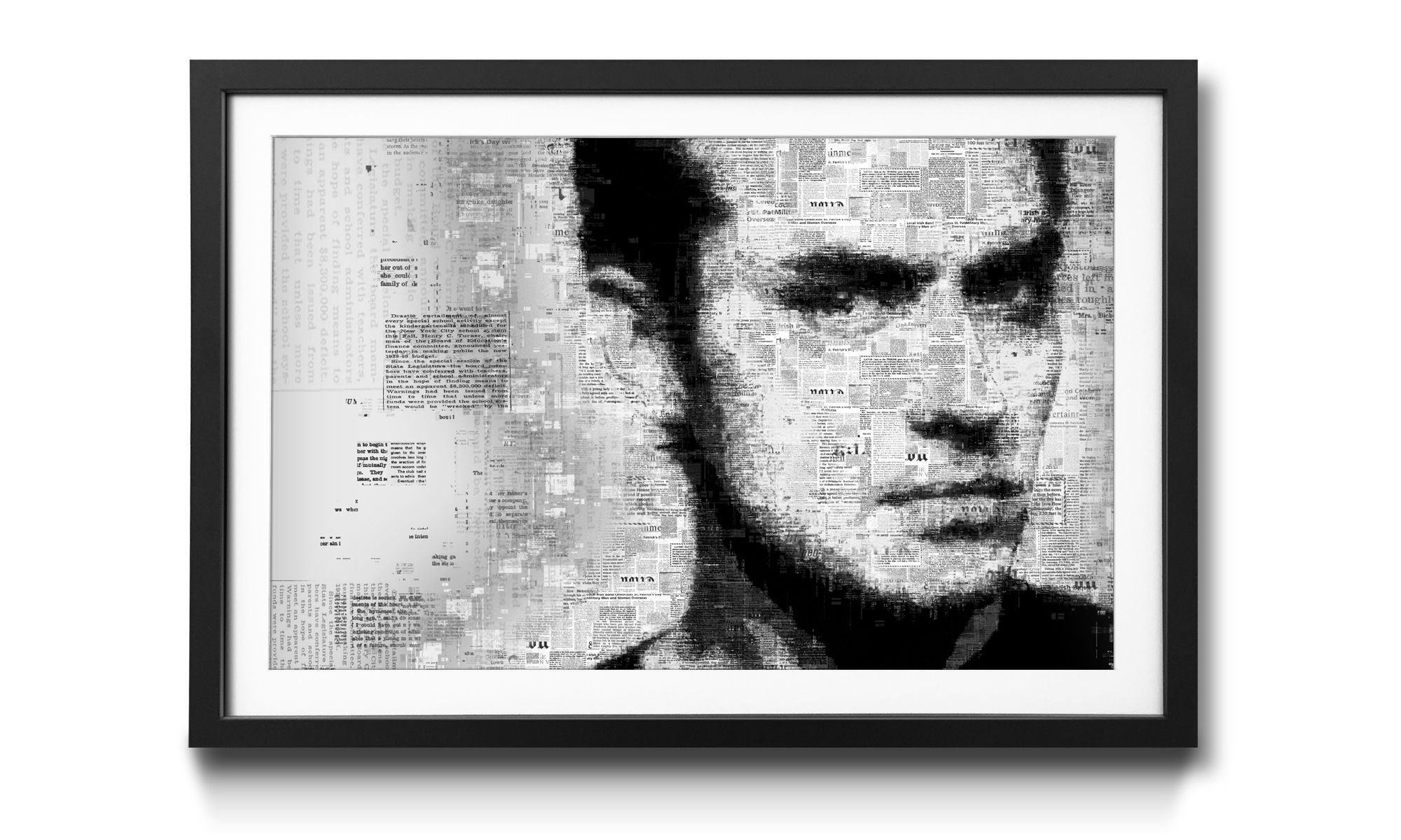 WandbilderXXL Bild mit Rahmen Jude L., Schauspieler, Wandbild, in 4 Größen erhältlich