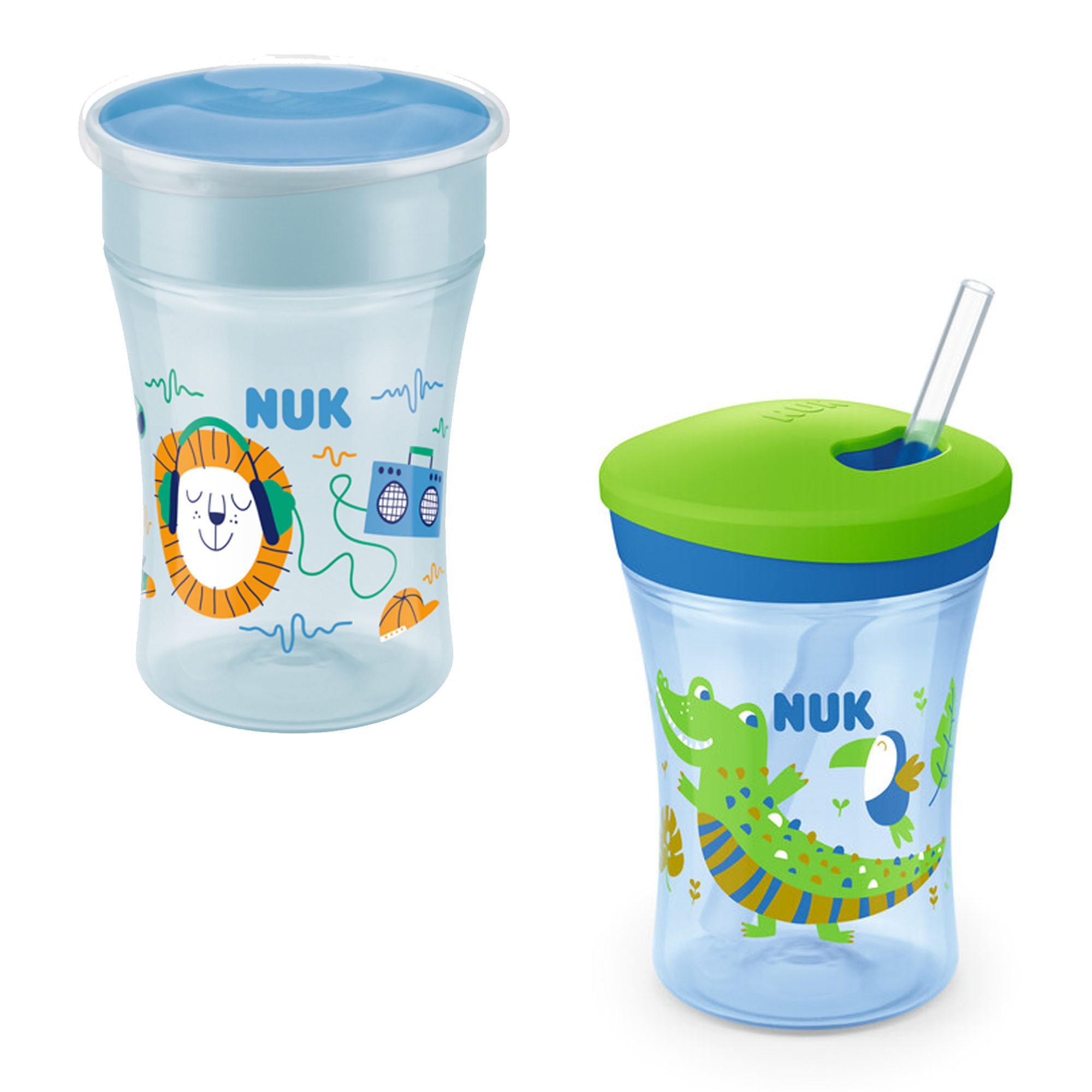 Babyflasche NUK Action Cup 230ml und Magic Cup, 230 ml