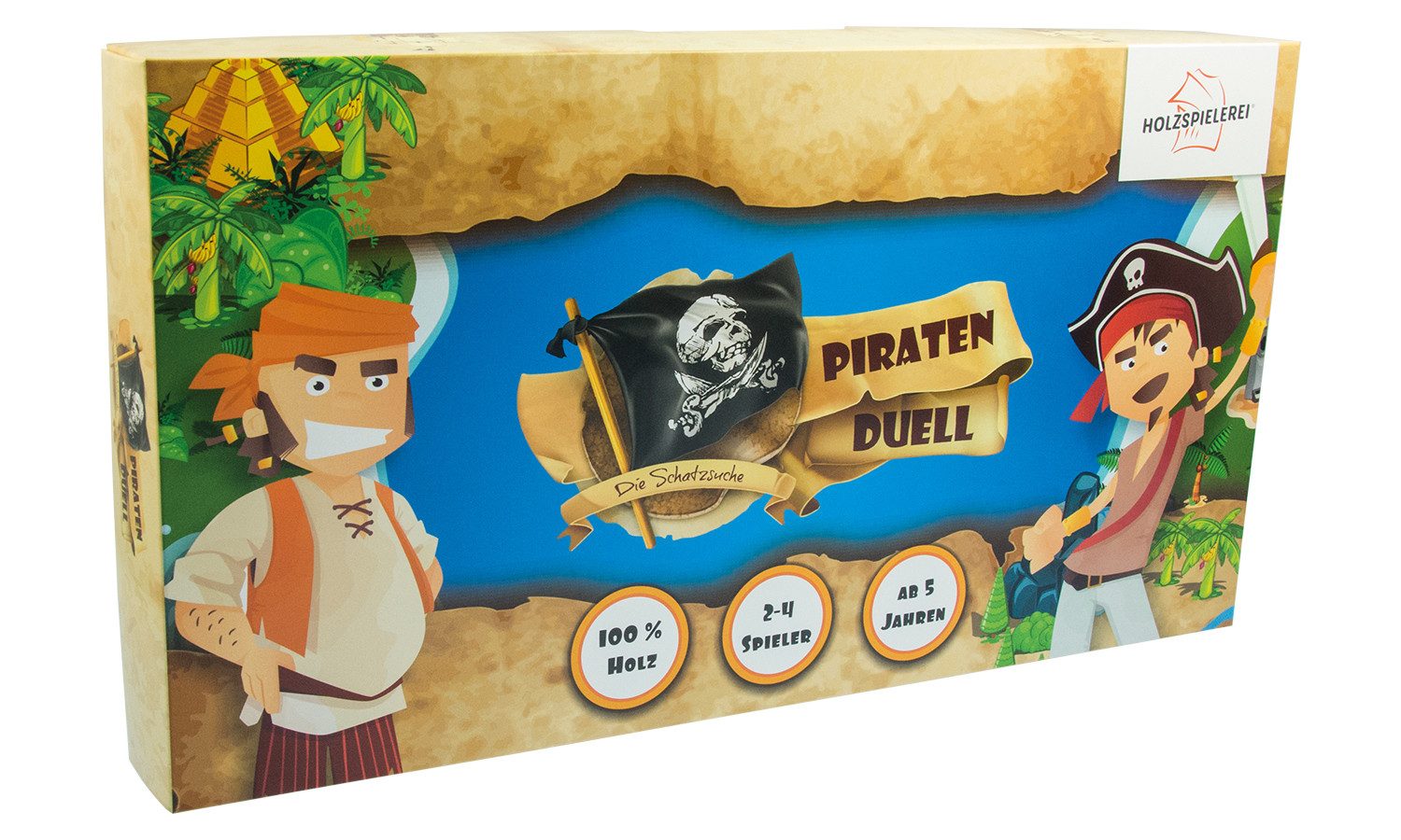 Holzspielerei Spiel Brettspiel Piratenduell