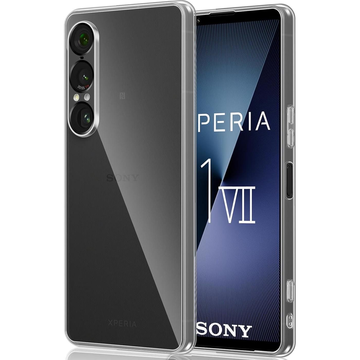 CoolGadget Handyhülle Transparent Ultra Slim Case für Sony Xperia 1 VII 6,5 Zoll, Silikon Hülle Dünne Schutzhülle für Xperia 1 VII 2025 Hülle