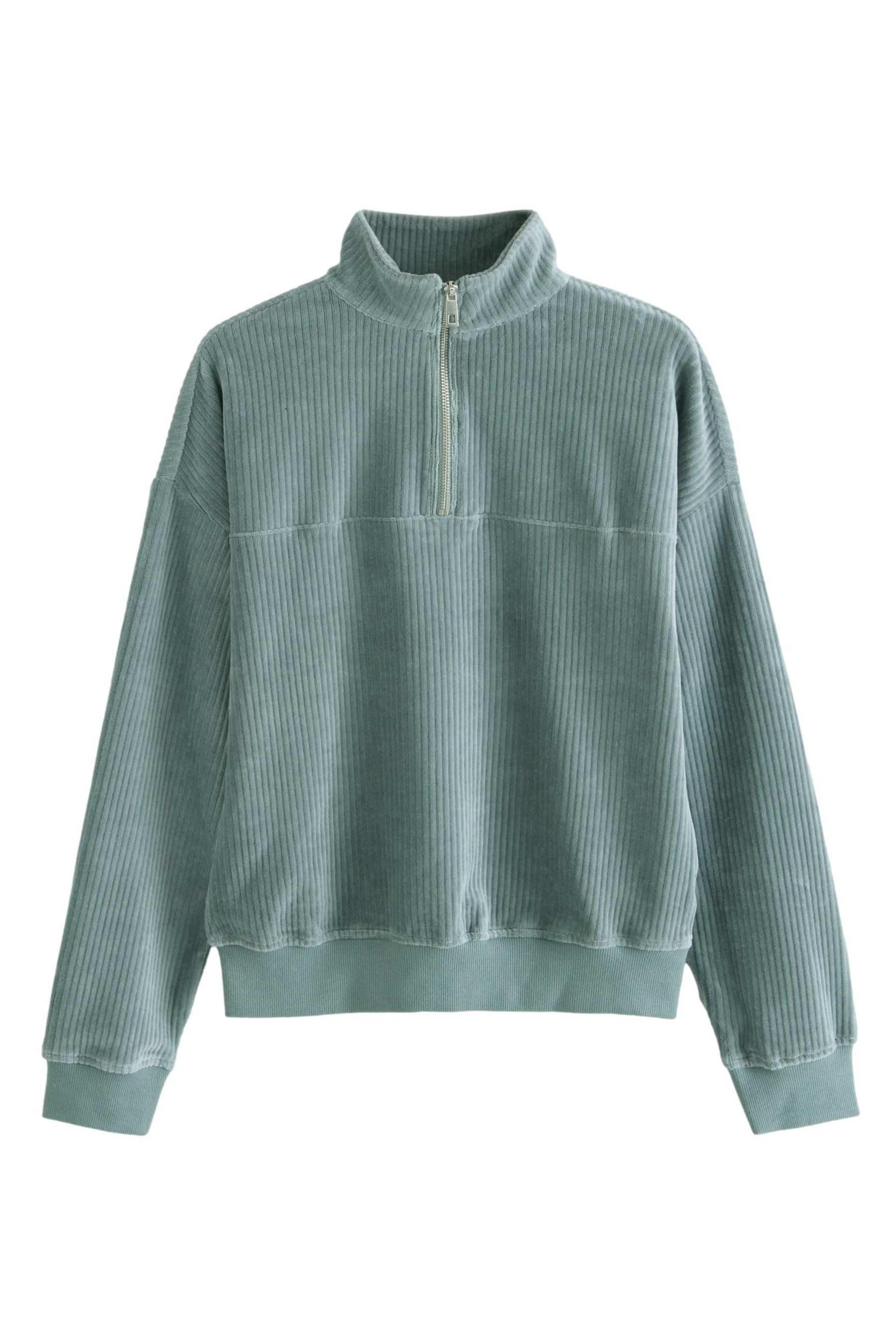Next Sweatshirt Weiches Co-Ord Rundhals-Sweatshirt, Reißverschluss günstig online kaufen