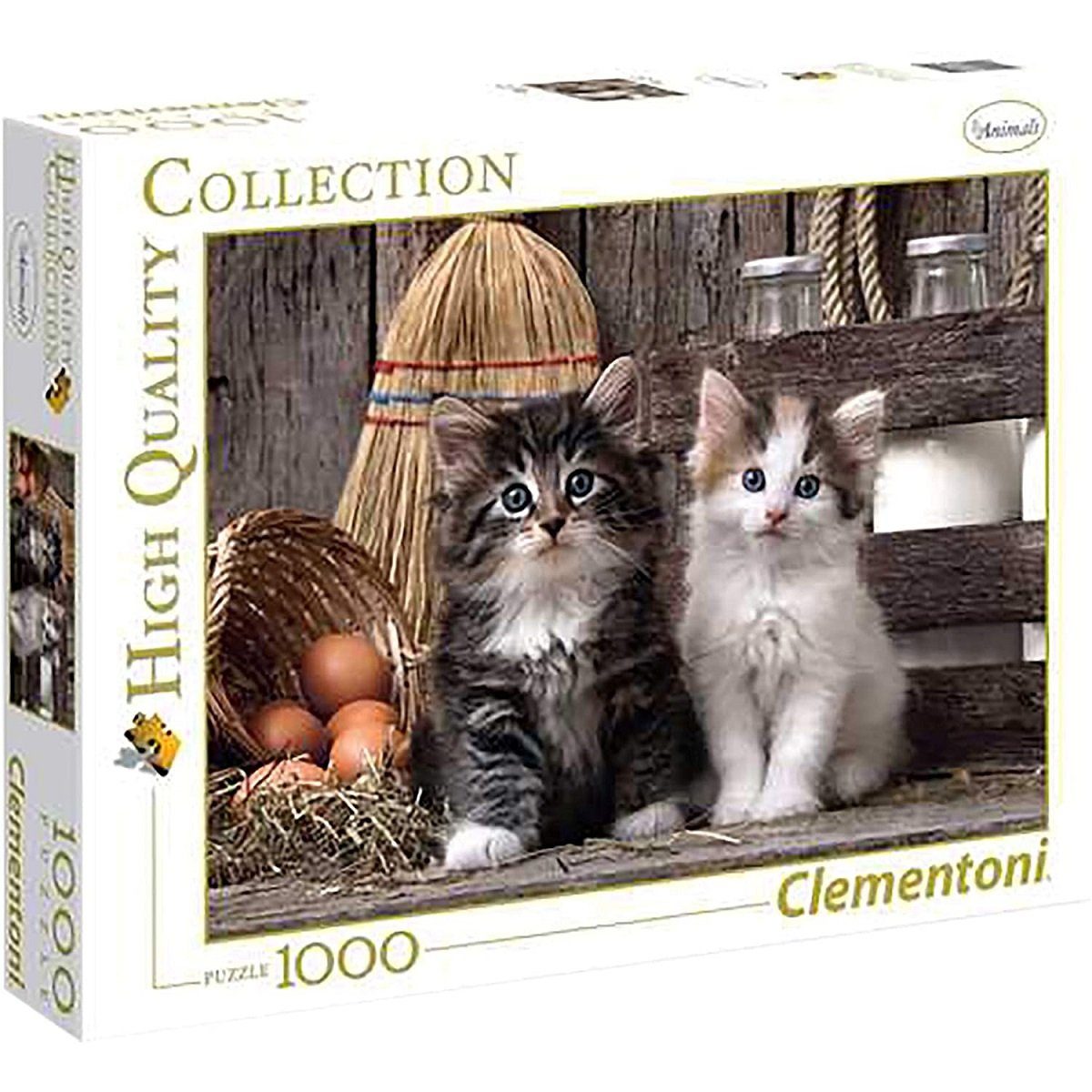Clementoni® Puzzle Clementoni - Lovely Kittens, 1000 Teile Puzzle, 1000 Puzzleteile
