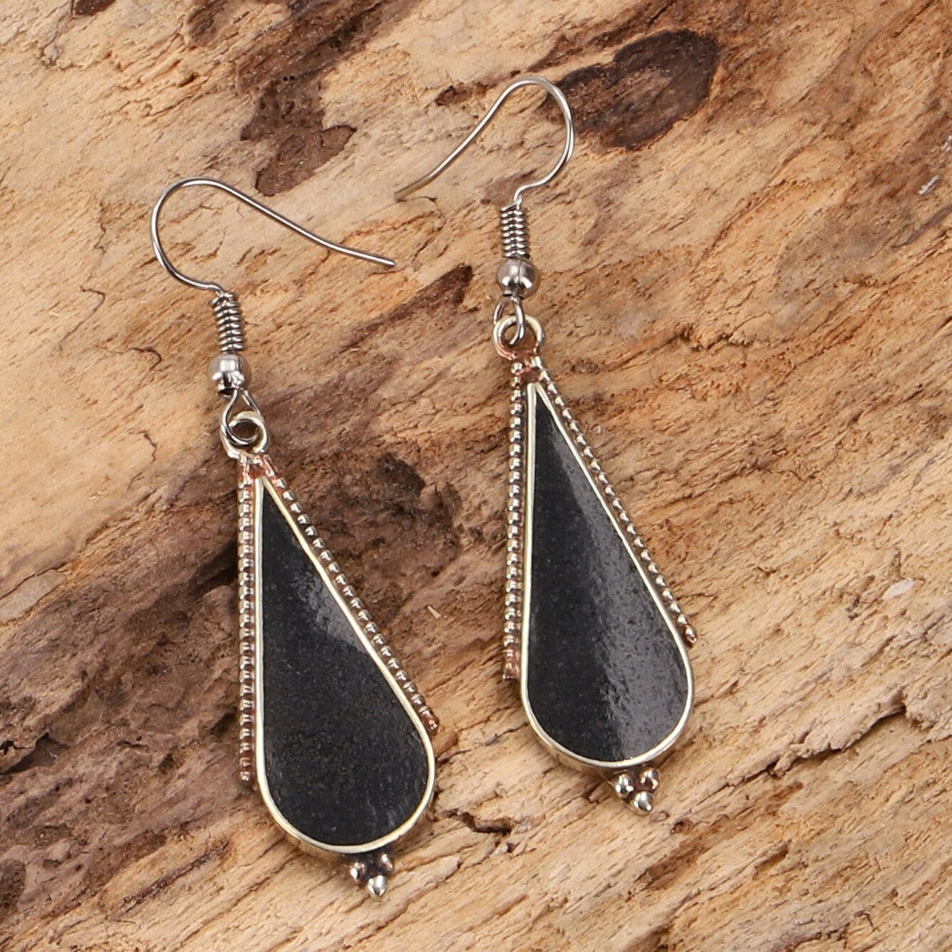 Guru-Shop Paar Ohrhänger Boho Tibet Ethno Ohrringe, tibetischer Schmuck..