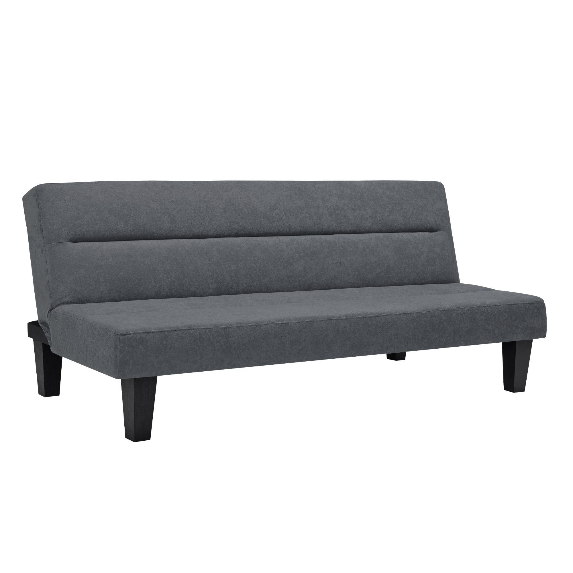 loft24 Futonbett Kebo, Schlafsofa, Microfaser Bezug, Länge 175 cm