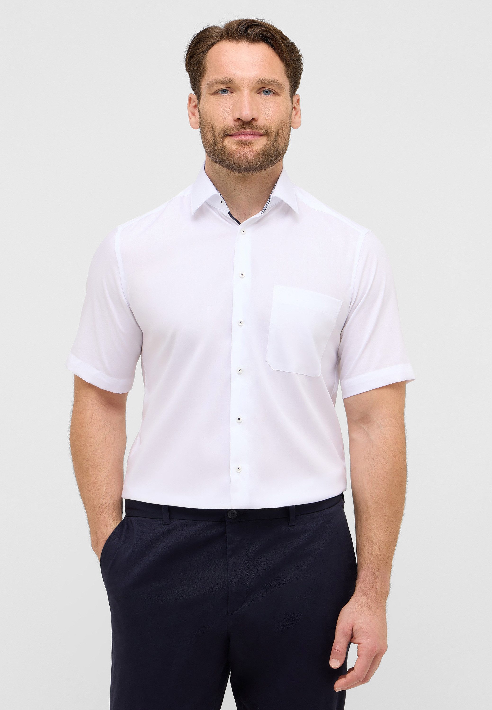 Eterna Kurzarmhemd COMFORT FIT NON IRON günstig online kaufen