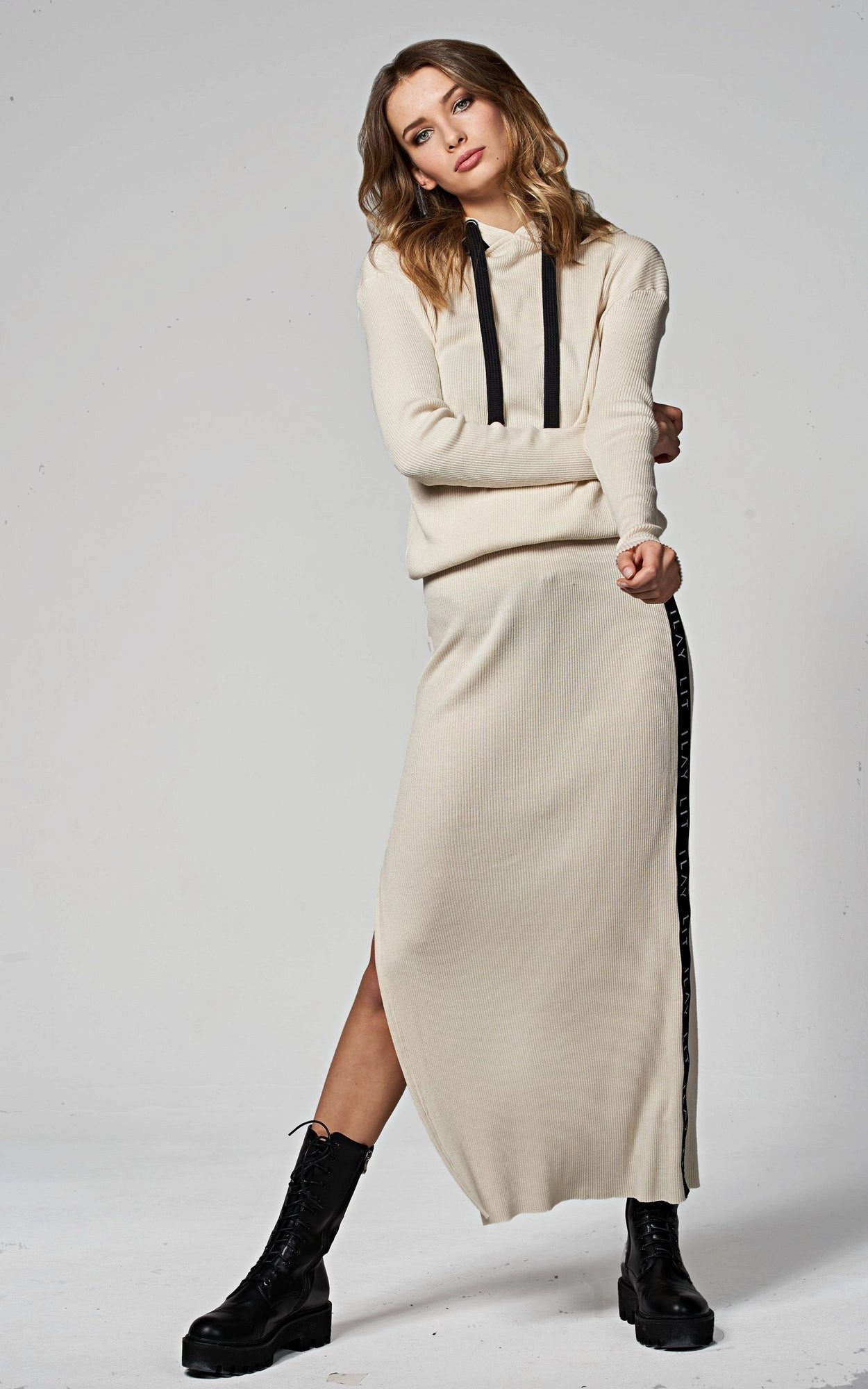 ILAY Lit Hoodie Joy Hoodie Beige