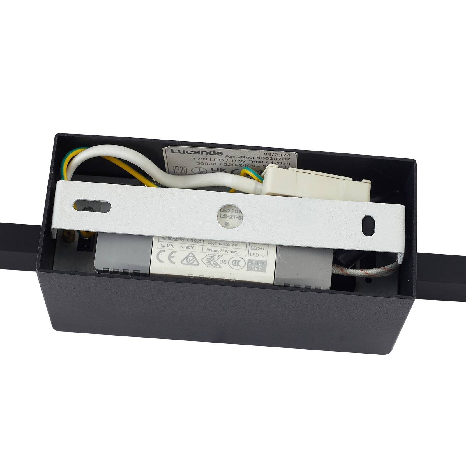 Lucande Wandleuchte Skalia, LED 17 W gesamt, warmweiß