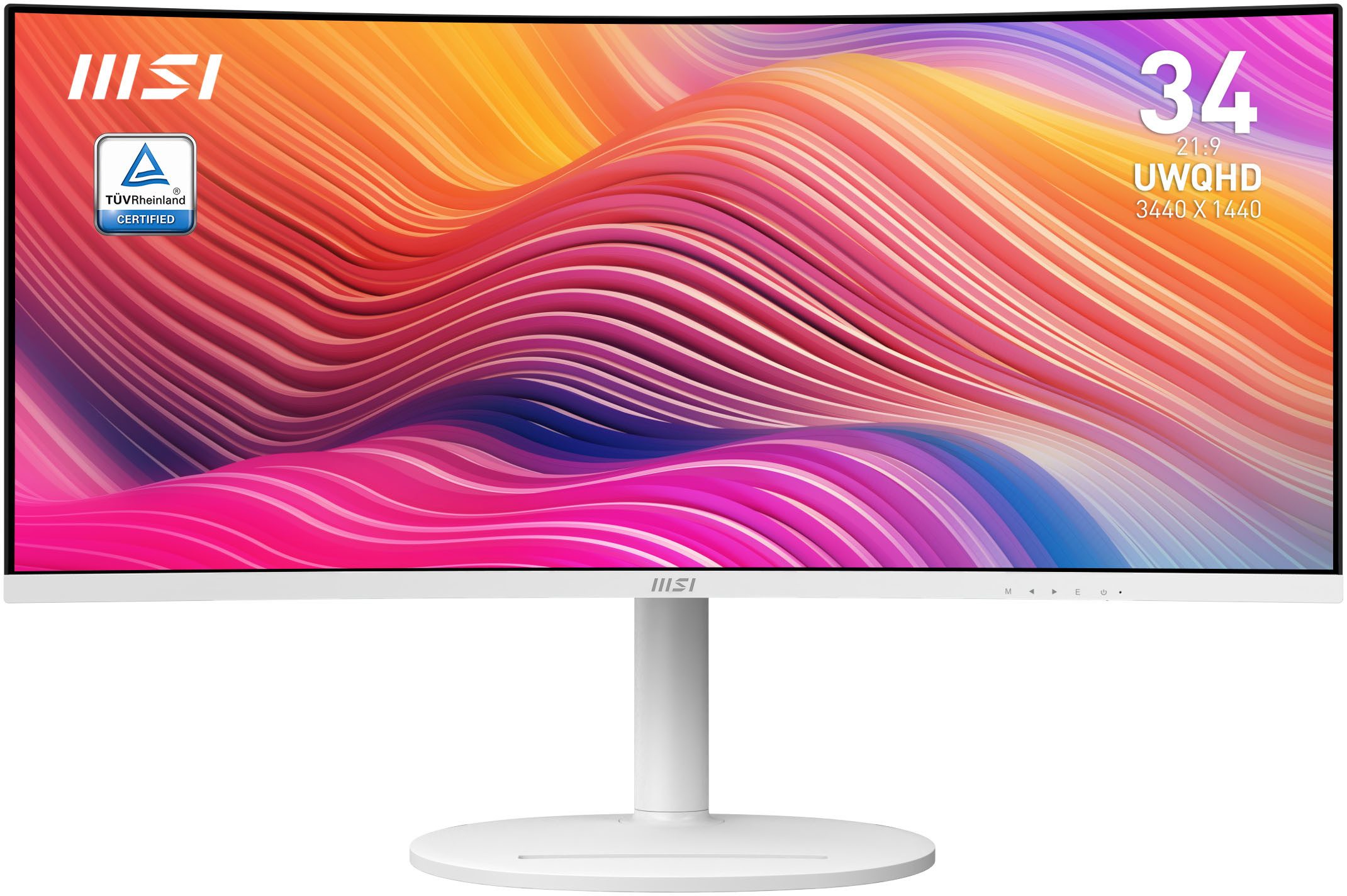 MSI Modern MD342CQPW Gaming-Monitor (86 cm/34 ", 3440 x 1440 px, UWQHD, 1 ms Reaktionszeit, 120 Hz, VA LED)