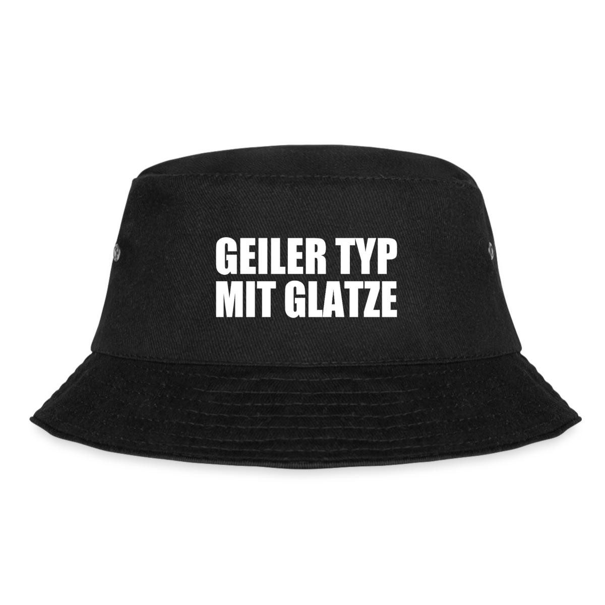 Spreadshirt Sonnenhut Geiler Typ Mit Glatze Lustiger Spruch Fischerhut (1-St)