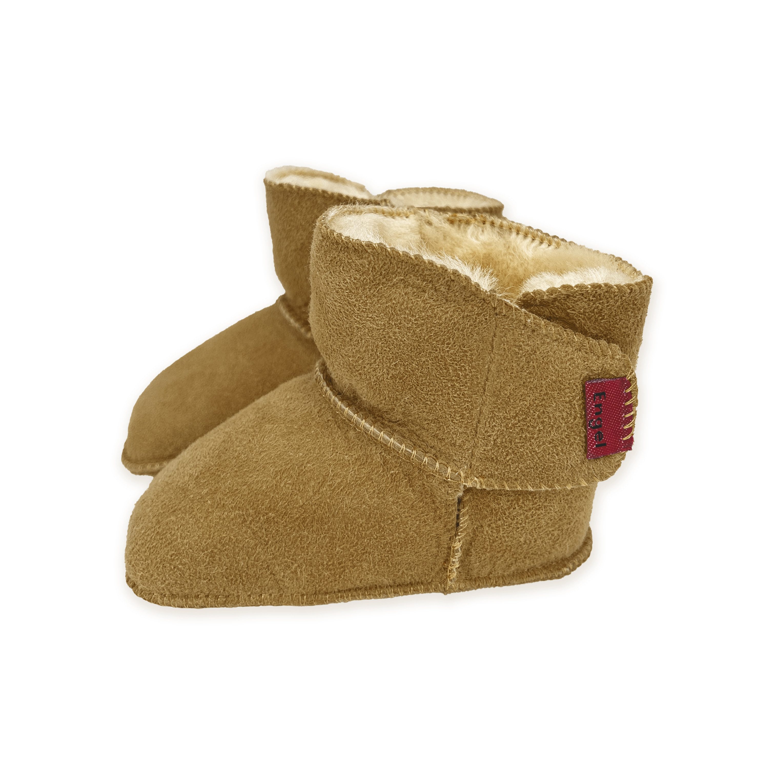 Reissner Lammfelle Babyschuhe Lammfell Modell LYON 1-Klett Babystiefel