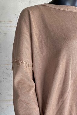 Zhrill Sweatshirt Pullover TATUM Beige (0-tlg)