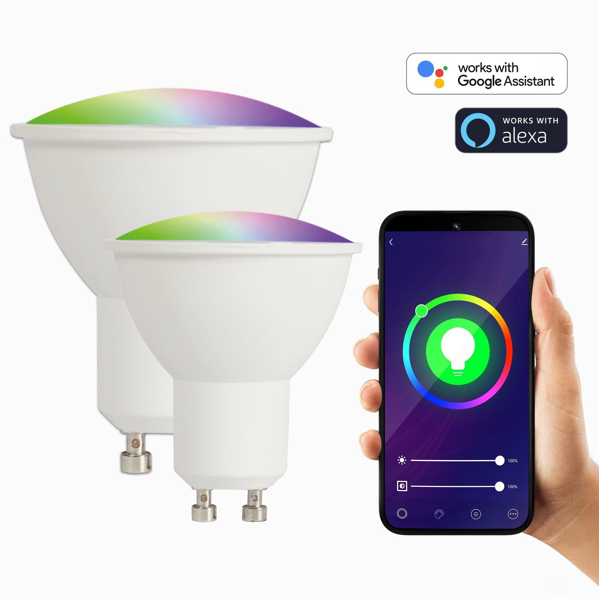 XCOAST LED-Leuchtmittel 2er PACK SMARTE GU10 günstig online kaufen